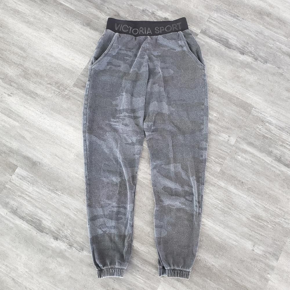 Designer Black Banded Camouflage VS Sport Sweats Size 26" / US 2 / IT 38 - 1 Thumbnail