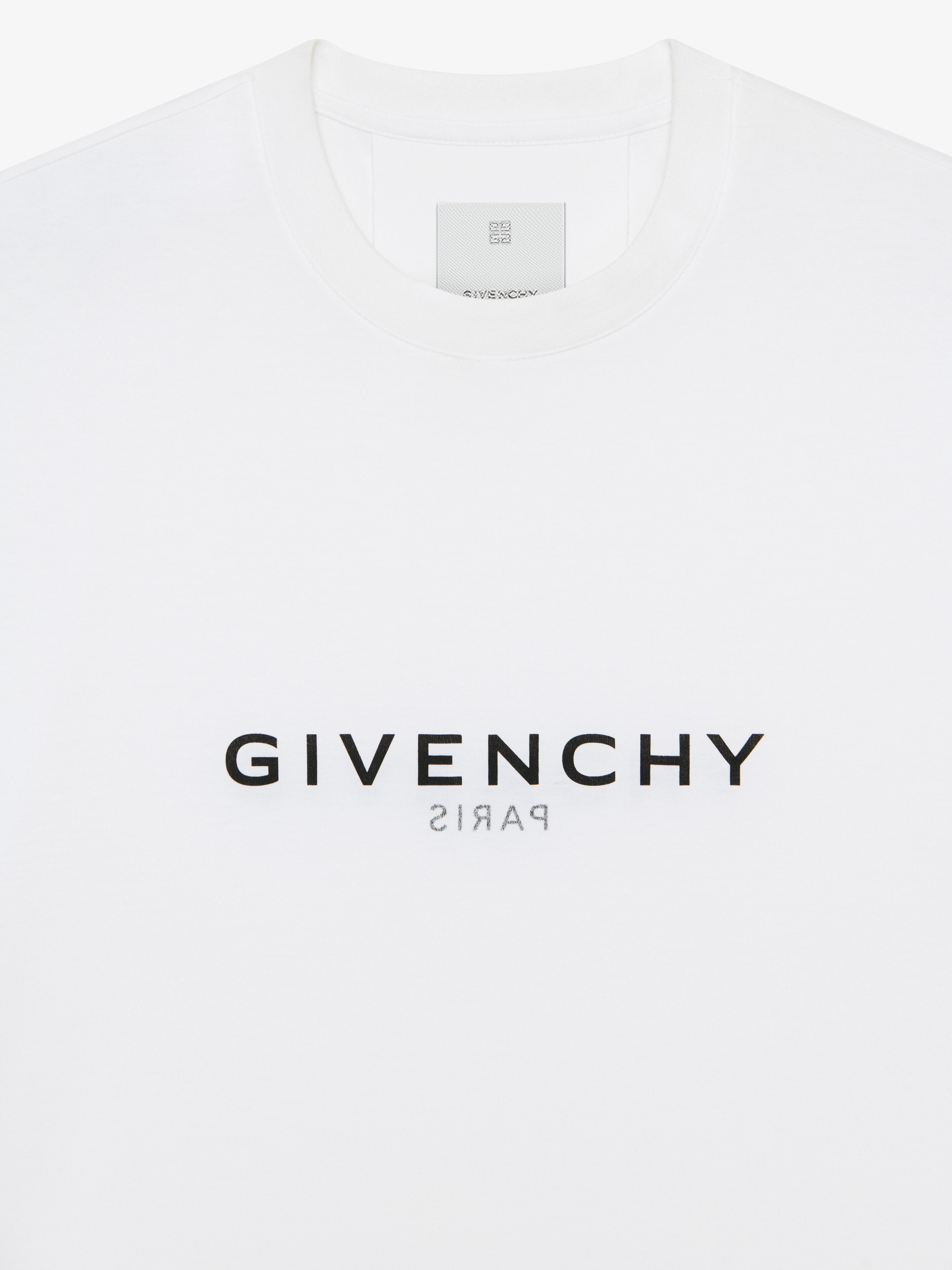Givenchy o1w1db10326 Fitted Short Sleeve T-Shirt in White Size S / US 4 / IT 40 - 3 Thumbnail