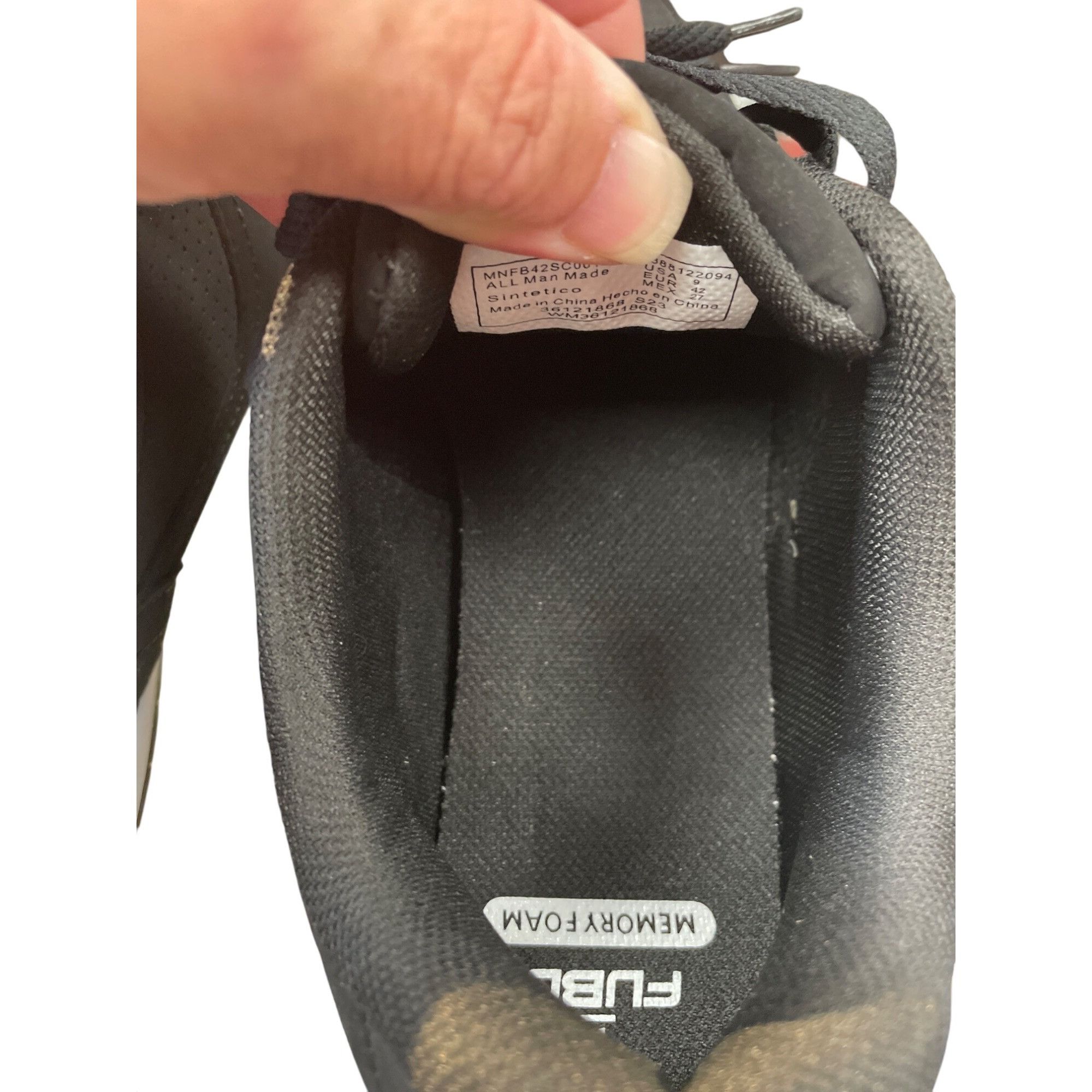Fubu Fubu Mens Black Low-Top Synthetic Sneakers Size 9 SKU 9435 Size US 9 / EU 42 - 9 Thumbnail