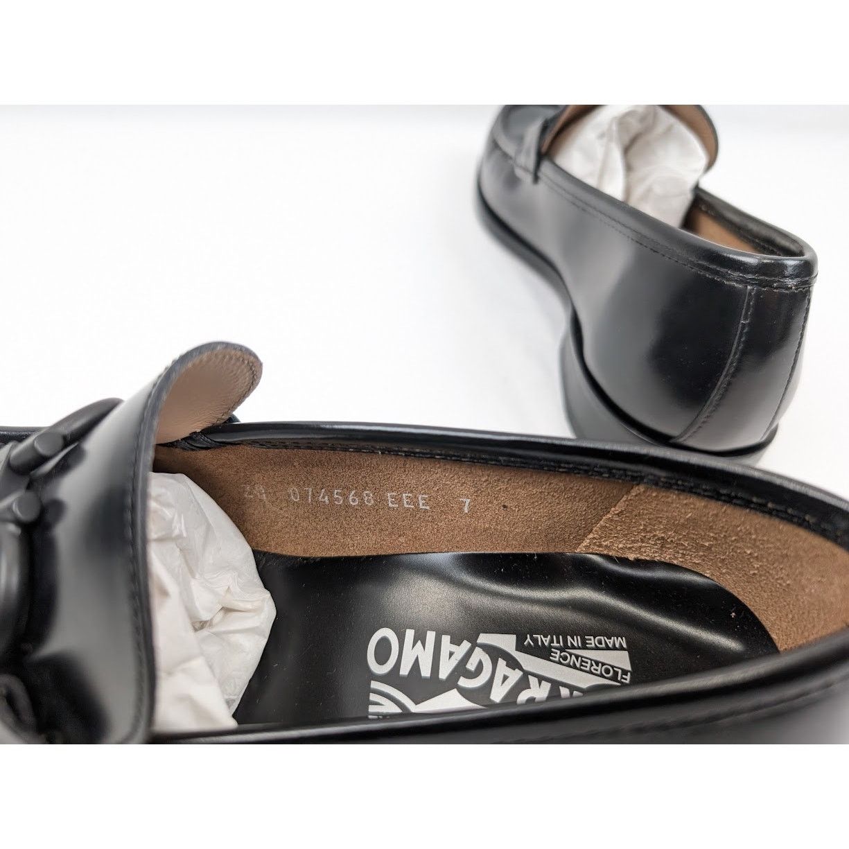 Salvatore Ferragamo o1rshd1 Rolo 10 Loafers Shoes in Nero Size US 7 / EU 40 - 19 Thumbnail
