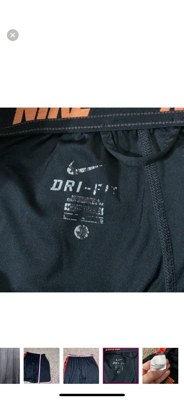 Nike Nike men’s large‎ black athletic shorts Size US 36 / EU 52 - 3 Thumbnail