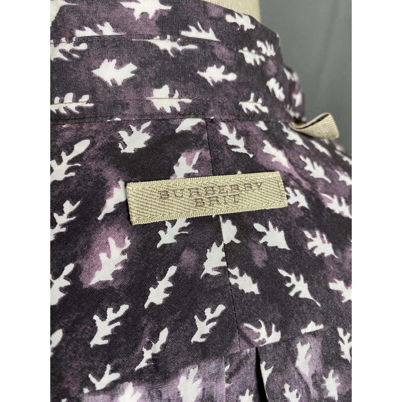 Burberry MINT! Burberry Brit Men's Purple Longsleeve Shirt Size M Size US M / EU 48-50 / 2 - 9 Thumbnail