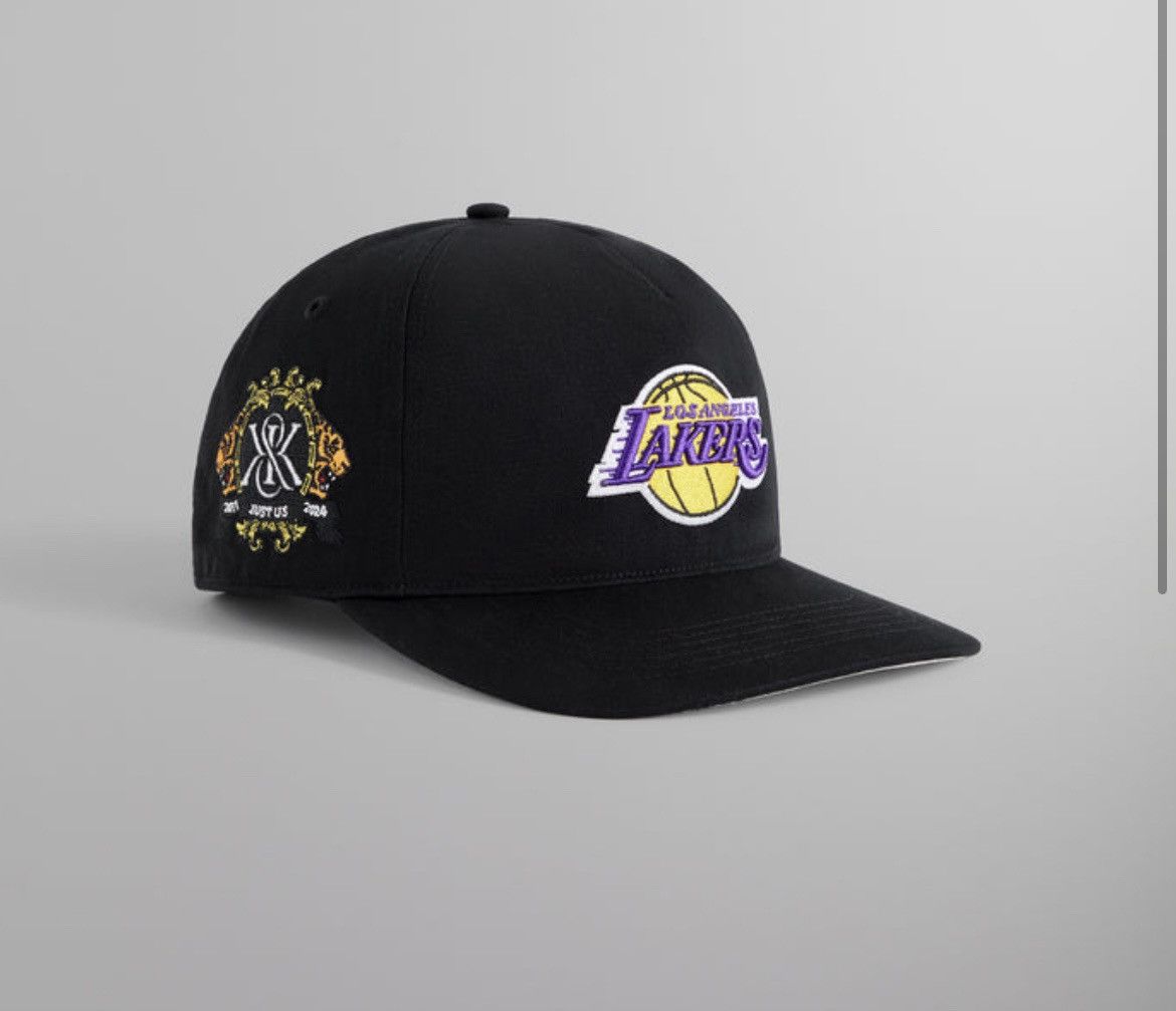 image of 47 Kith Kith ‘47 Brand Los Angeles Lakers Hitch Snapback Hat Black, Men's