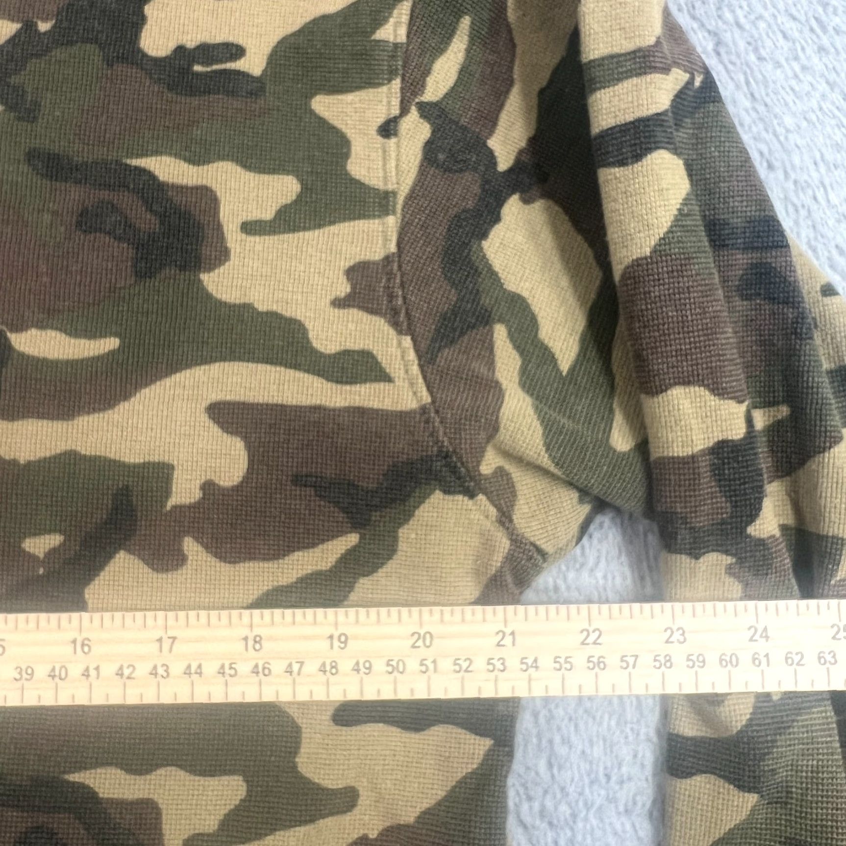 Avirex VINTAGE Avirex Camouflage Long Sleeve Thermal Shirt Men Large Waffle Knit Military Fall Winter Size US L / EU 52-54 / 3 - 3 Thumbnail