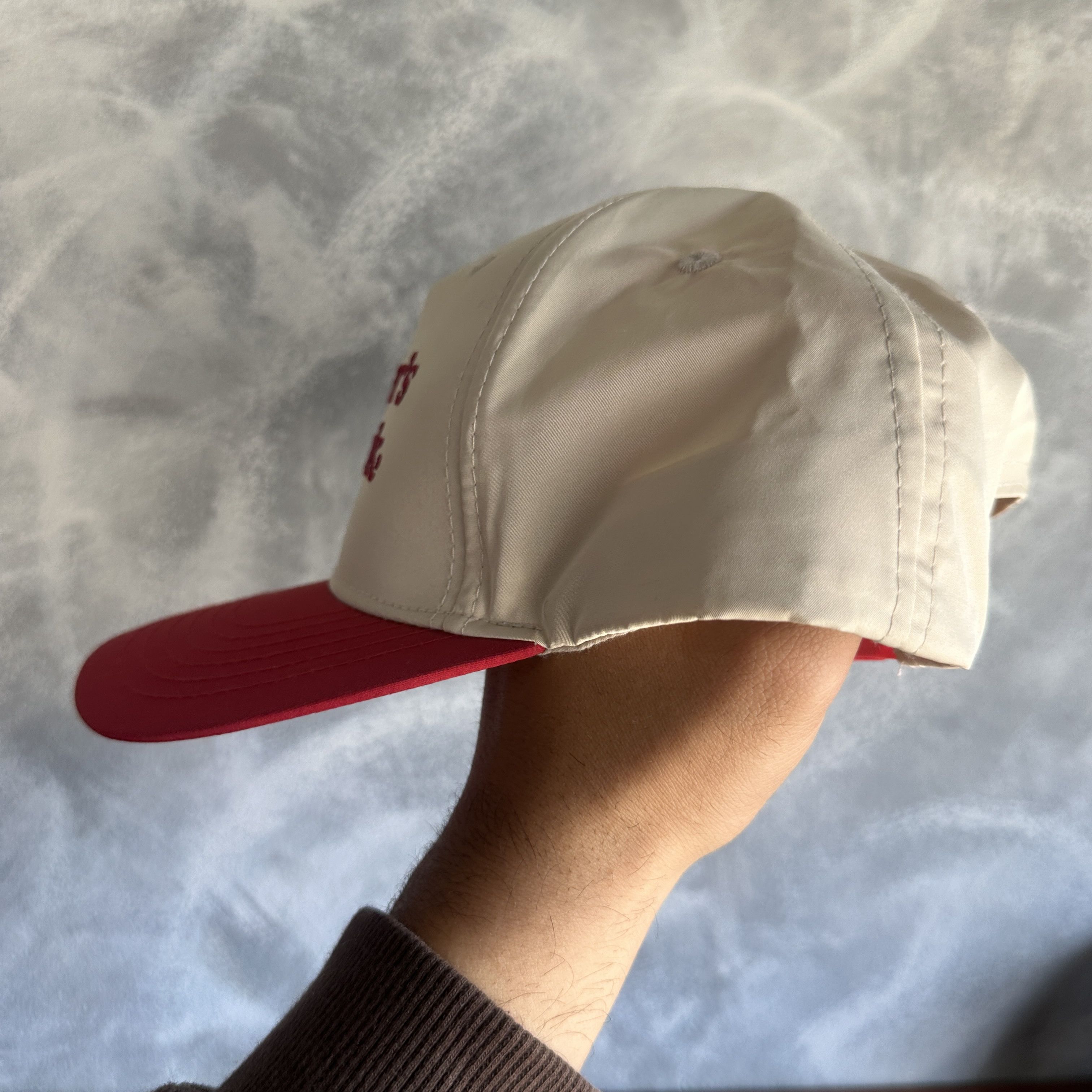 Other Makers Mark Whiskey Baseball Cap Buckleback Hat Red OSFM Size ONE SIZE - 4 Thumbnail