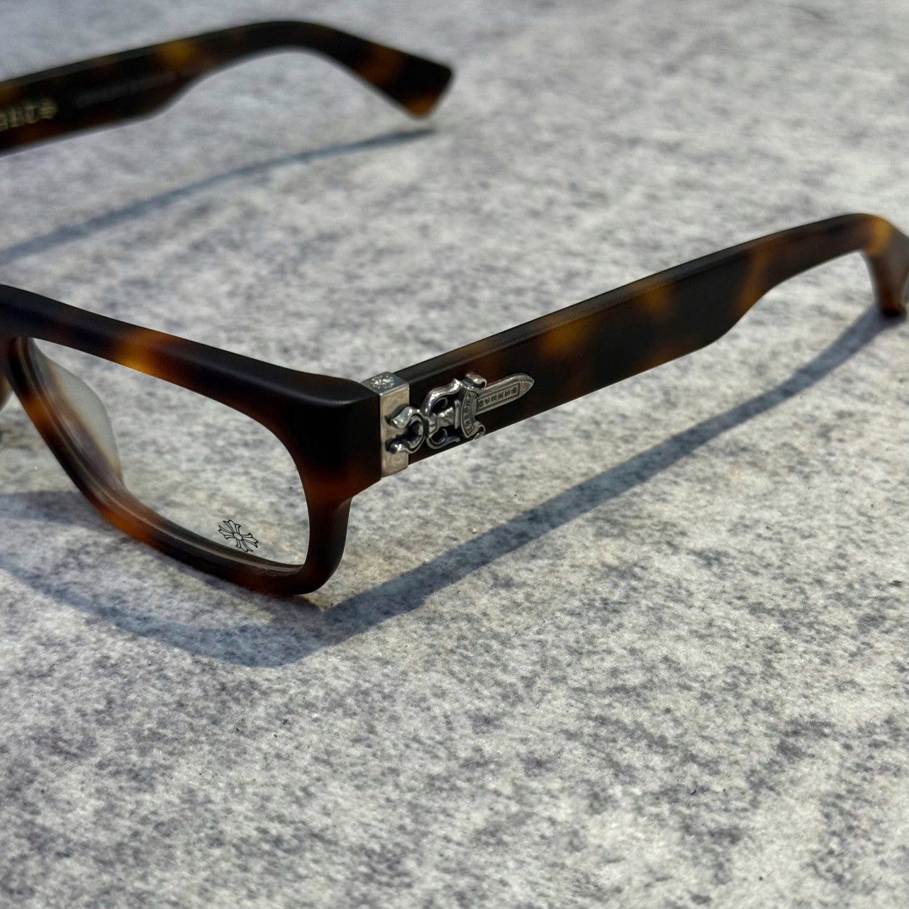 Chrome Hearts CHROME HEARTS INFLATABLE DATE-A MATTE BUTTERSCOTCH TORTOISE Size ONE SIZE - 2 Thumbnail