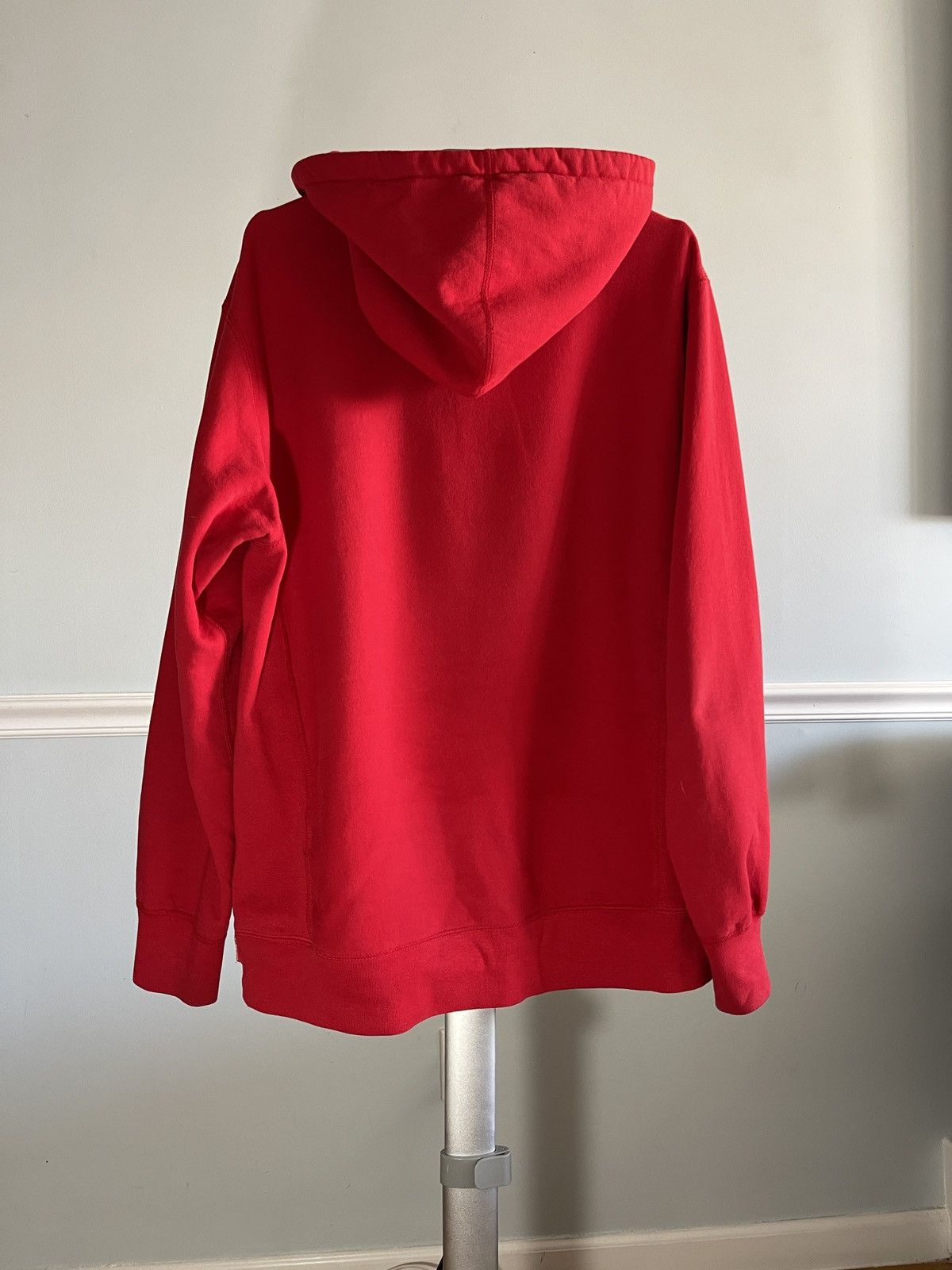 Supreme Studded Leather Script Hooded Sweatshirt XL Size US XL / EU 56 / 4 - 4 Thumbnail