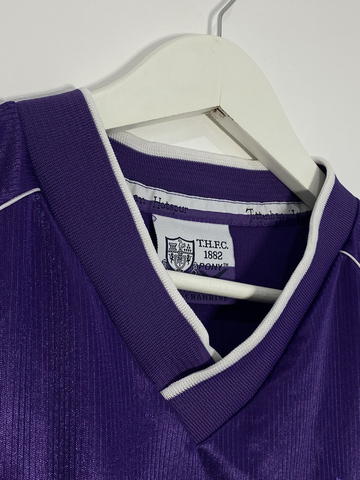 Vintage Vintage Pony Tottenham Hotspur 1998 1999 Away Football Shirt Size US XXL / EU 58 / 5 - 9 Thumbnail
