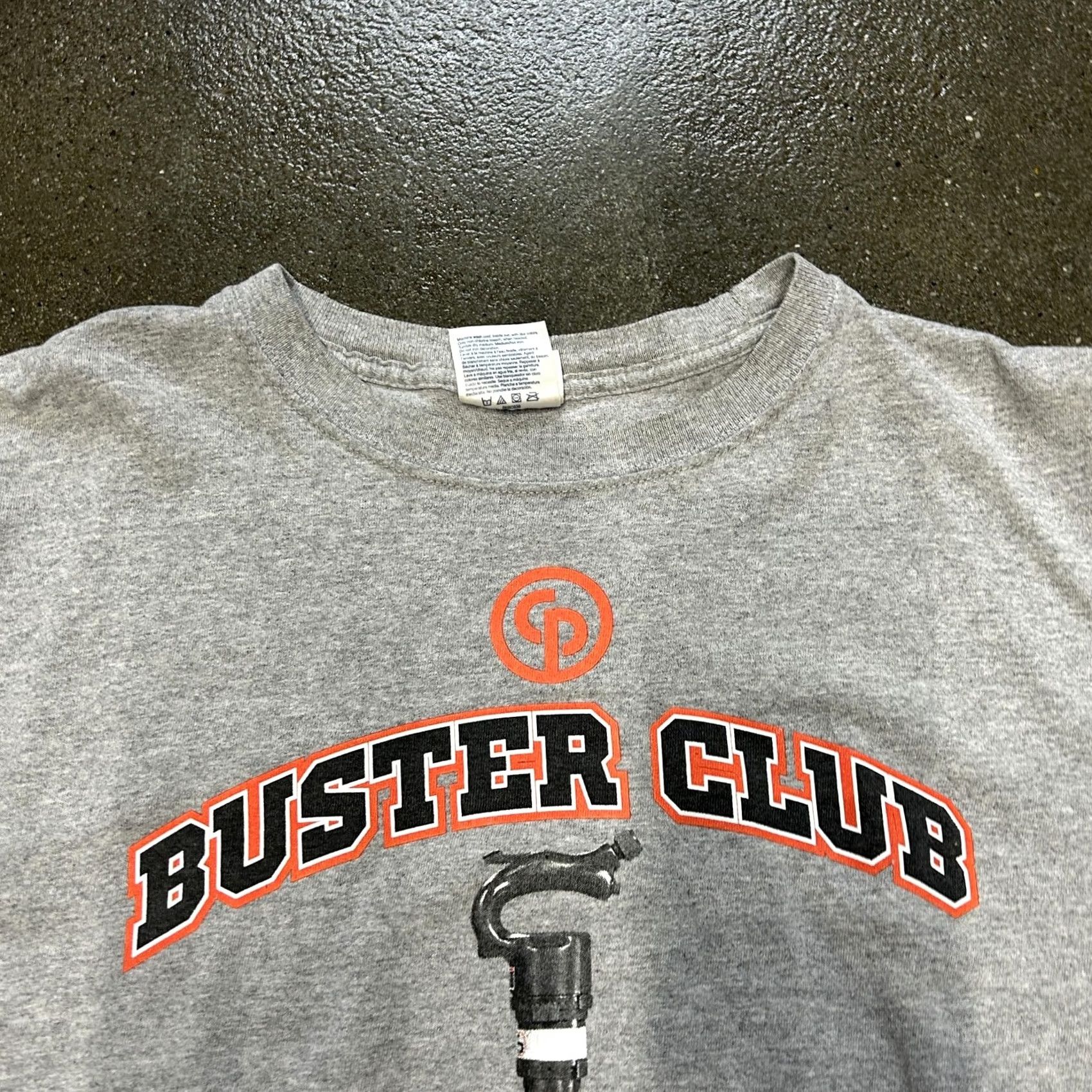 Port & Company Port & Company BUSTER CLUB Tool Sales Shirt Mens XL Gray Graphic Print Tee Size US XL / EU 56 / 4 - 2 Thumbnail