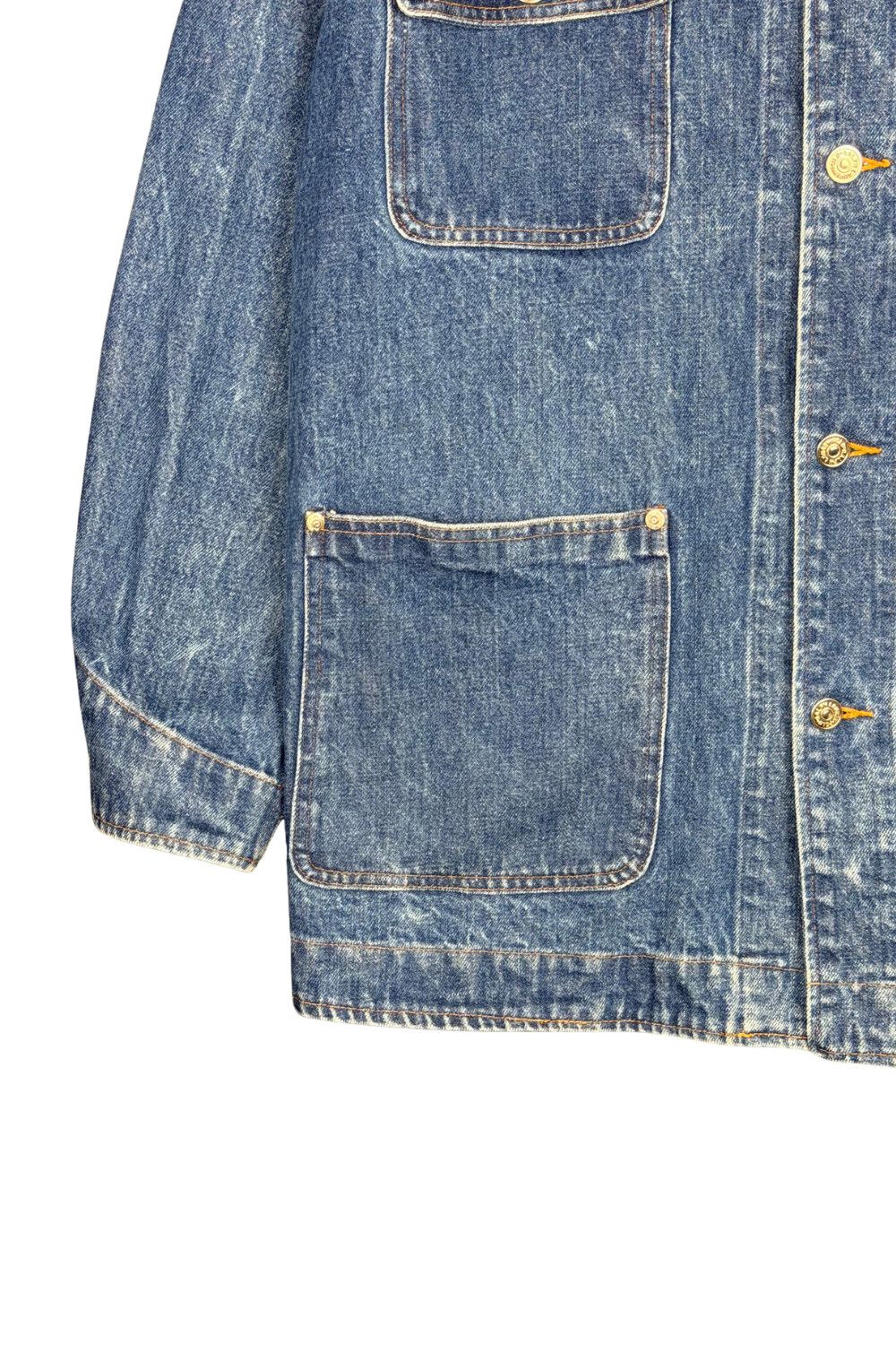 Polo Ralph Lauren Vintage Polo Ralph Lauren Denim Chore Jacket FW91 Workwear Size US S / EU 44-46 / 1 - 4 Thumbnail