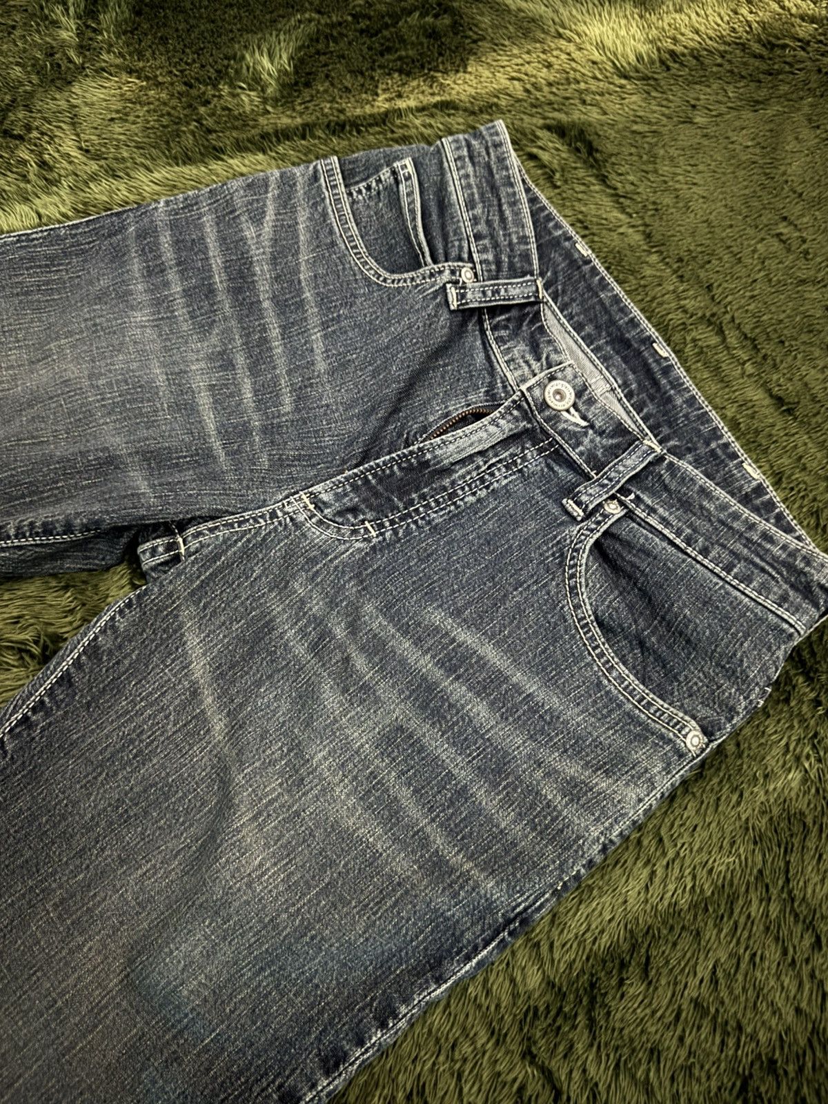 Wrangler [W28] wrangler japan relaxed fit denim shorts half pants Size US 28 / EU 44 - 6 Thumbnail