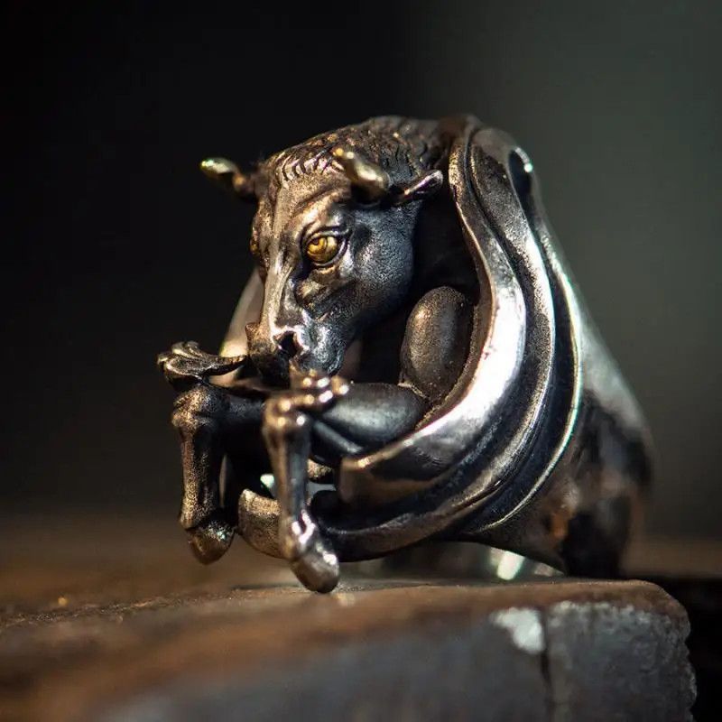 Jewelry × Vintage Taurus Open Ring Size ONE SIZE - 2 Thumbnail
