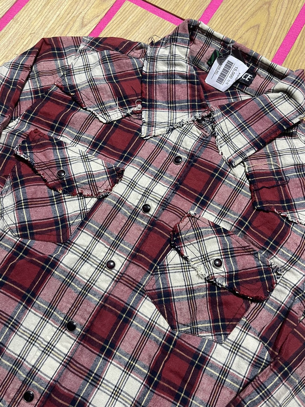If Six Was Nine Y2K VENCE long sleeve checkered shirt Size US S / EU 44-46 / 1 - 6 Thumbnail