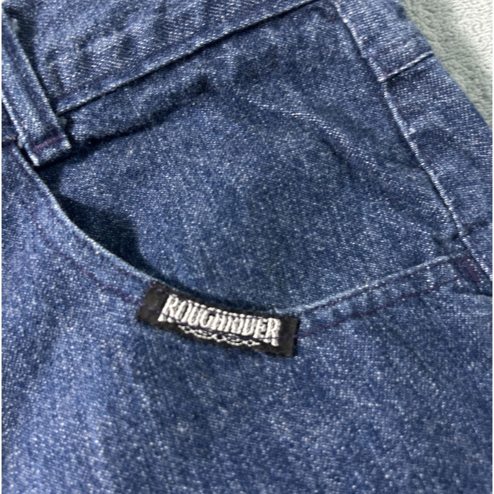 Levi's Rough Riders Buckle Back Style Jeans Womens 32x36 Bare Back Size 38" / US 16 / IT 52 - 8 Thumbnail