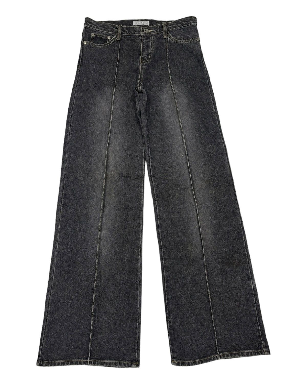 If Six Was Nine VINTAGE JAPANESE FLARE MAGIC SQUARE HAGI FLARE JEANS Size US 30 / EU 46 - 7 Thumbnail