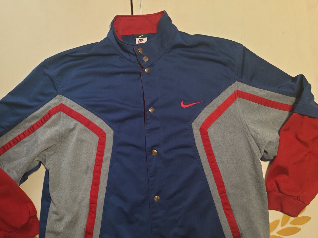 Nike × Vintage Nike Track Top Jacket 90's Vintage Size US XL / EU 56 / 4 - 3 Thumbnail