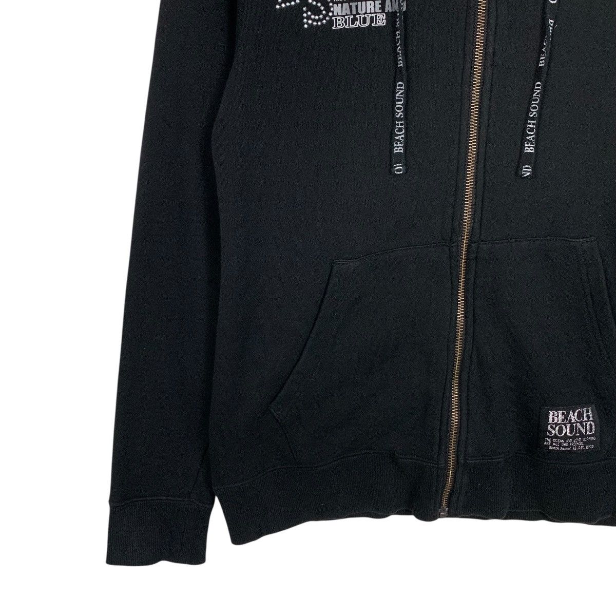Japanese Brand BEACH SOUND Save The Blue Zipper Hoodies #3642-C166 Size M / US 6-8 / IT 42-44 - 8 Thumbnail