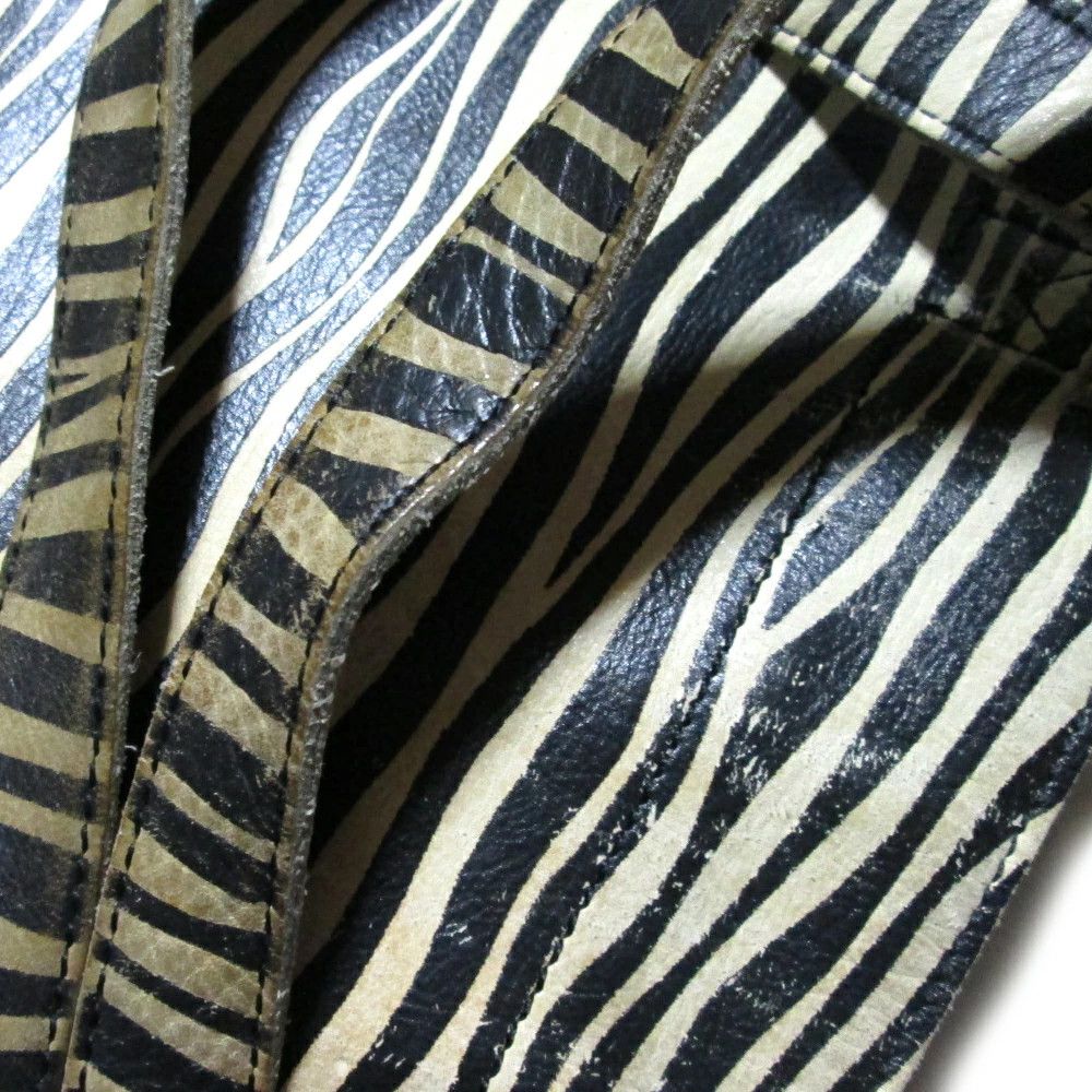 Yohji Yamamoto Yohji Yamamoto Pour Homme Zebra Leather Tote Bag Size ONE SIZE - 4 Thumbnail