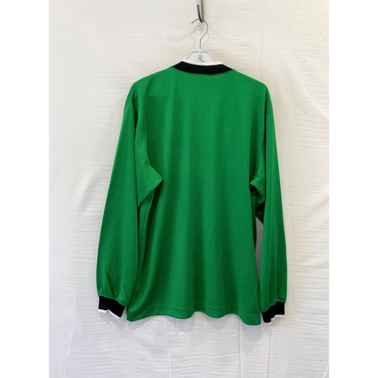 Nike VINTAGE Nike 90s Center Swoosh Goalie Jersey Green White Long Sleeve M Mens Shirt Size US M / EU 48-50 / 2 - 2 Thumbnail