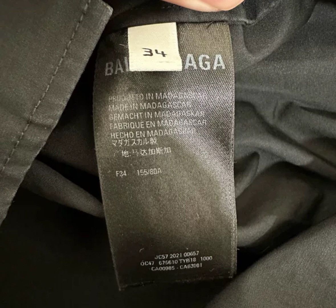 Balenciaga Balenciaga Embroidered Letter Logo Shirt2412-Nextarrow Size US S / EU 44-46 / 1 - 4 Thumbnail