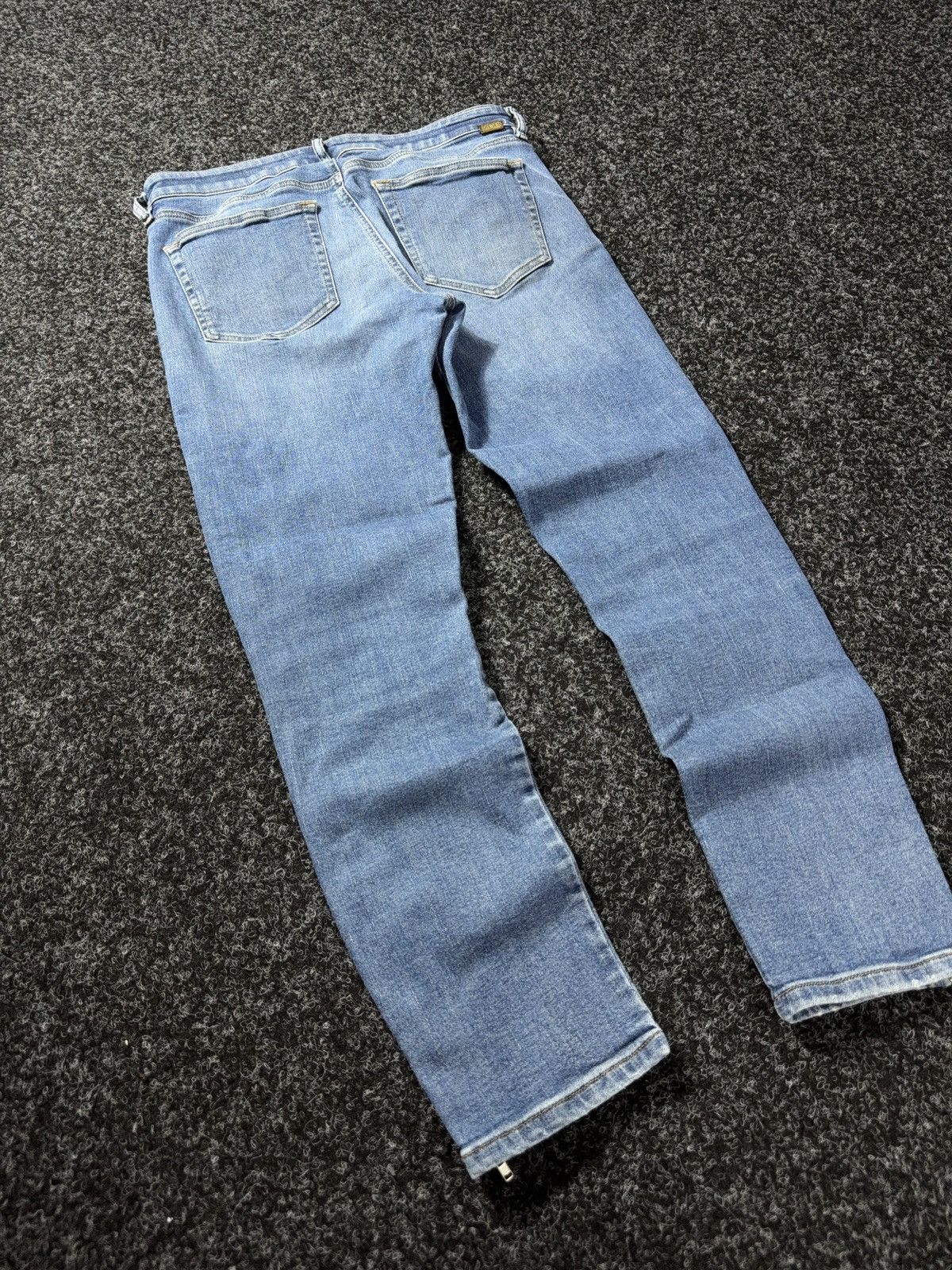 Diesel Luxury 00s Diesel Slandy-Zip Super Skinny Zip Jeans Punk Y2K Size 31" - 11 Thumbnail
