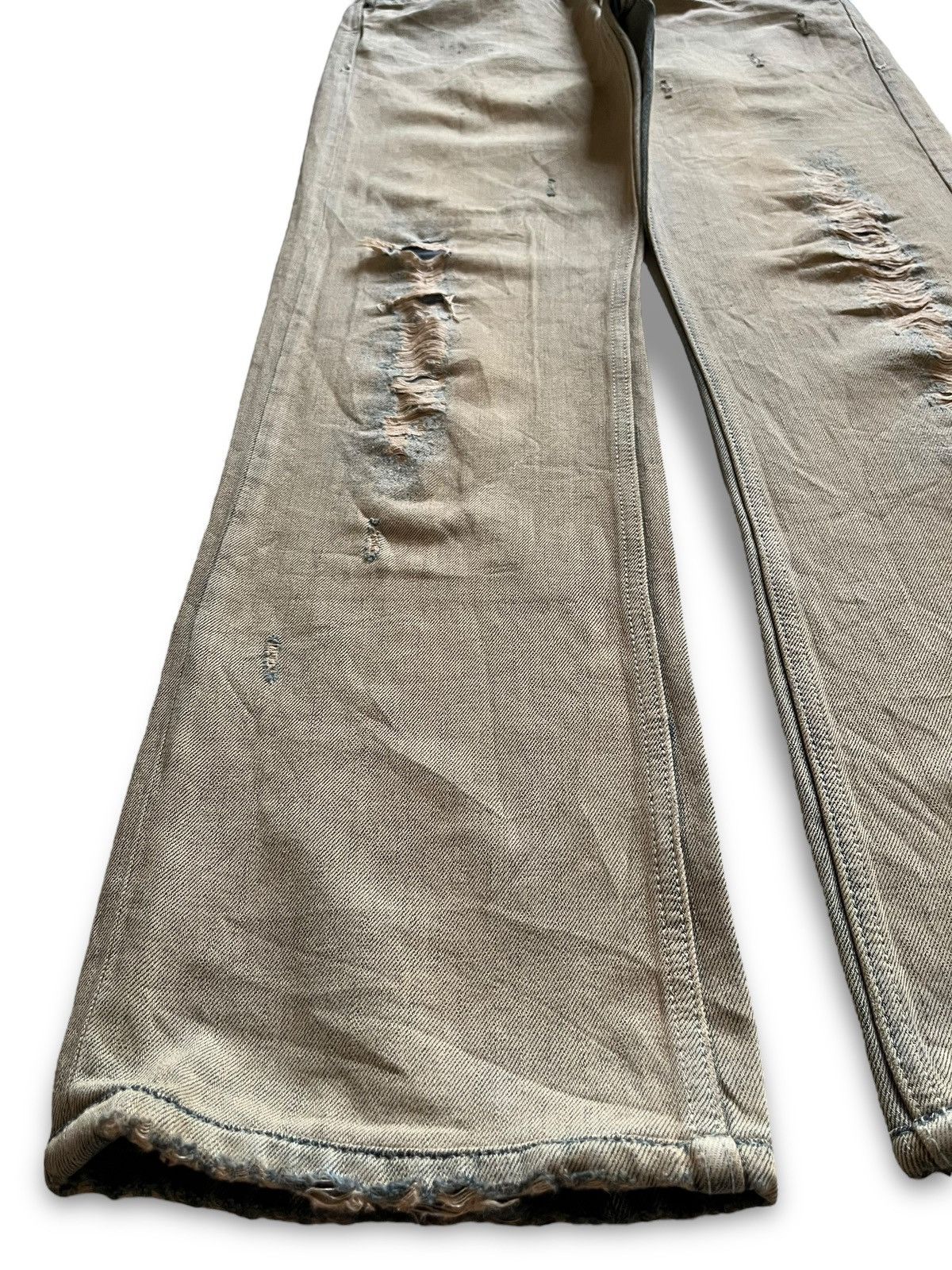 Diesel × Diesel Black Gold Vintage Diesel Viker Rusty Wash Distressed Loose Jeans Size US 32 / EU 48 - 6 Thumbnail