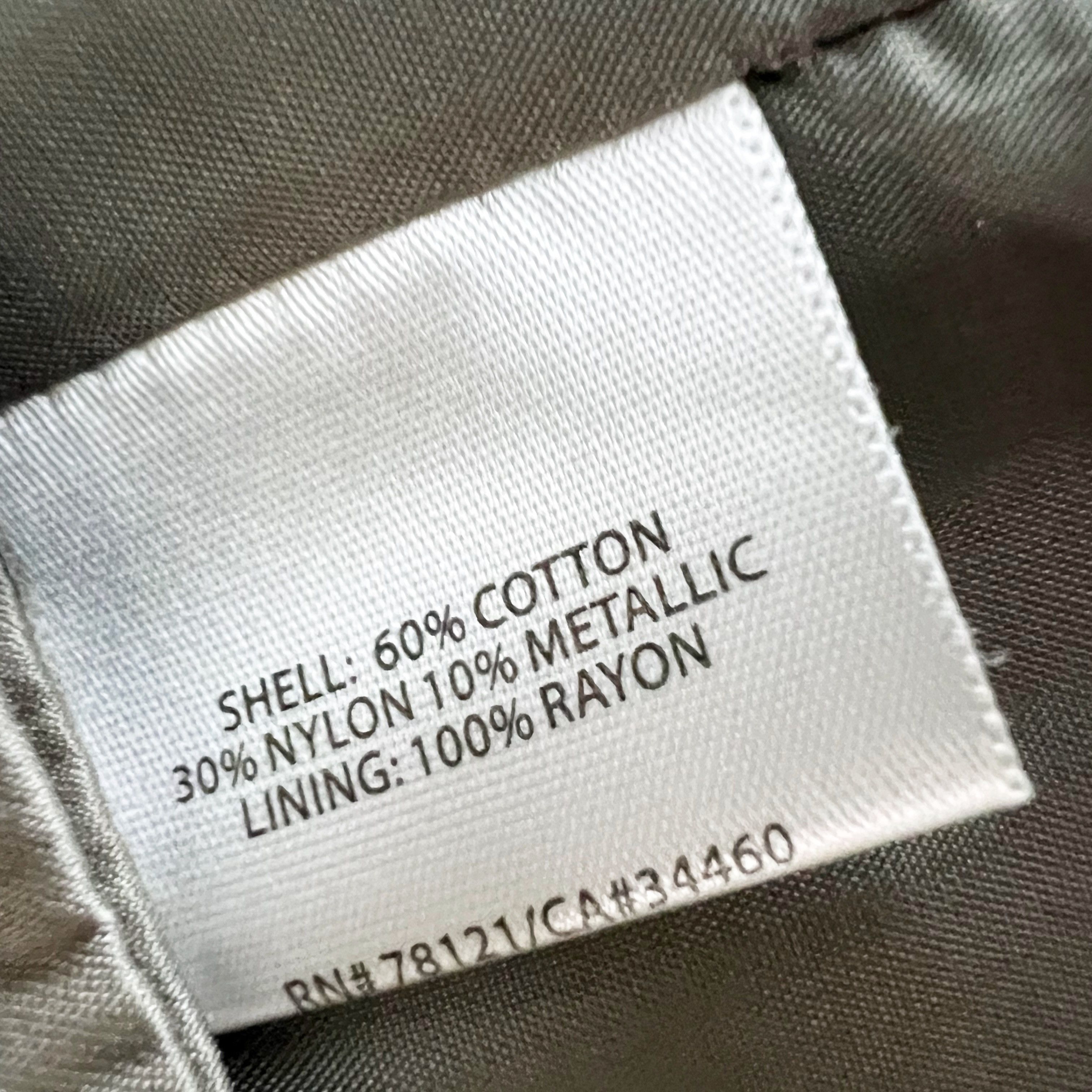 Eileen Fisher Eileen Fisher Woman Cotton Satin Metallic Size 4XL / US 24-26 - 2 Thumbnail