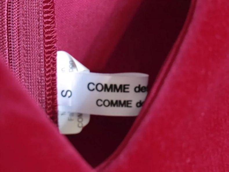 Comme des Garcons Comme Des Garcons 2D Velvet Dress Size S / US 4 / IT 40 - 6 Thumbnail