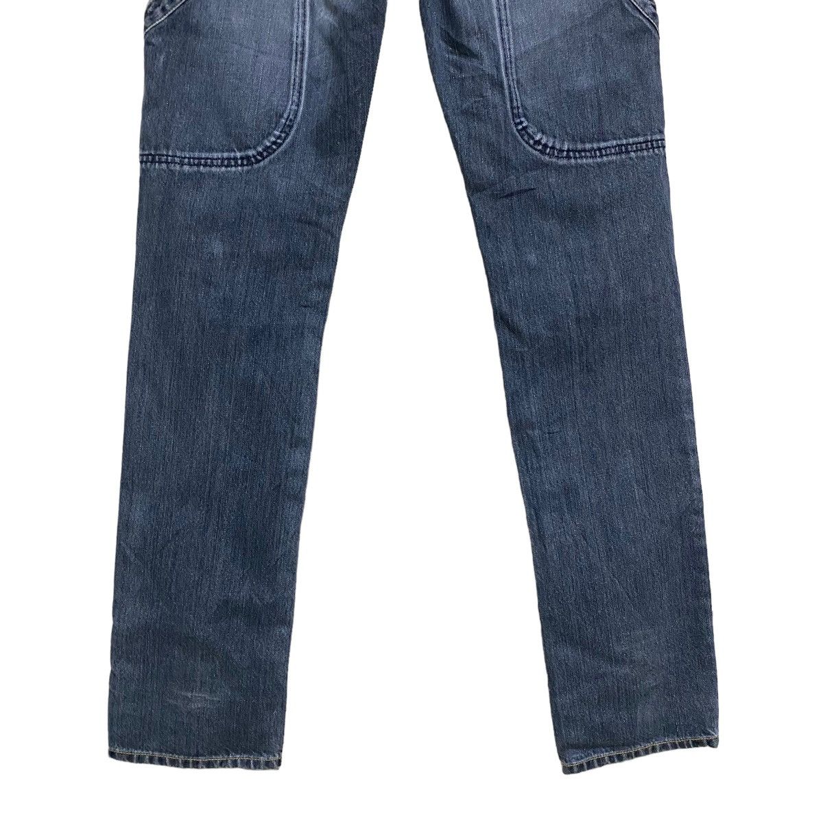 Hysteric Glamour OZONE ROCKS Denim Double Knee Carpenter Pants Size US 31 - 13 Thumbnail