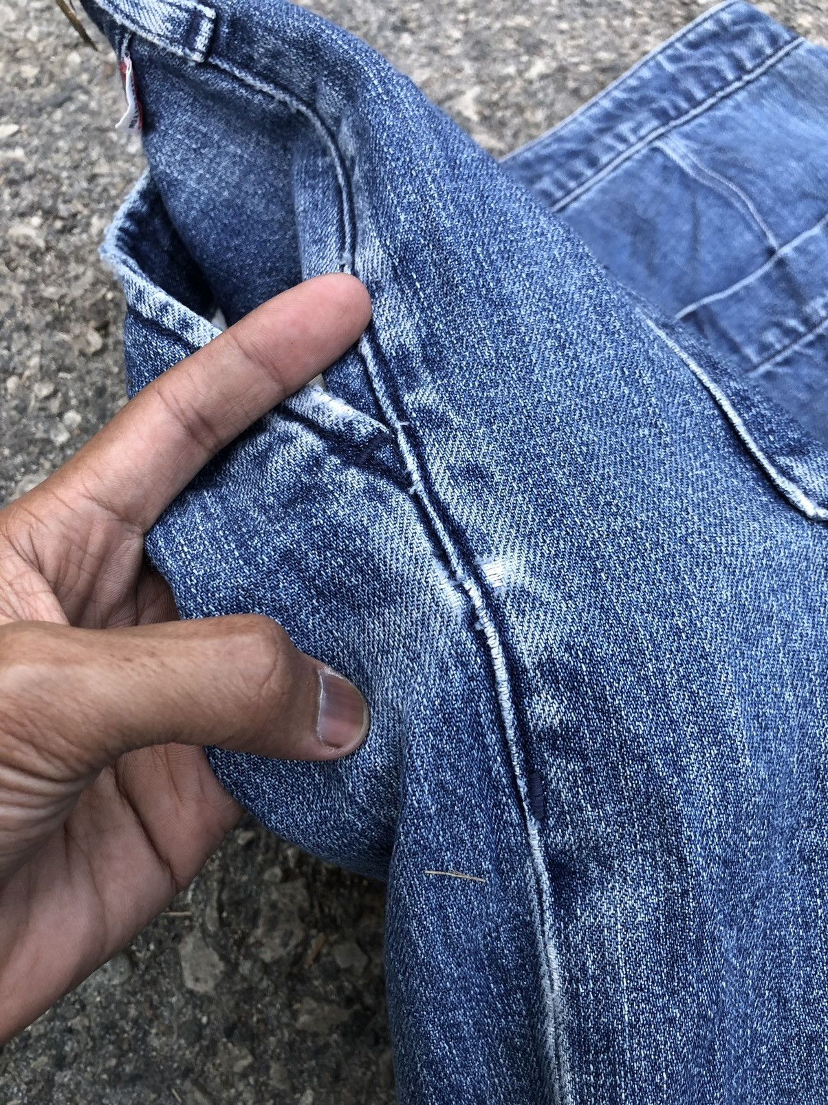 Japanese Brand SUPER BAGGY⚡️⚡️COEN JAPAN DISTRESSED JEANS Size US 28 / EU 44 - 3 Thumbnail