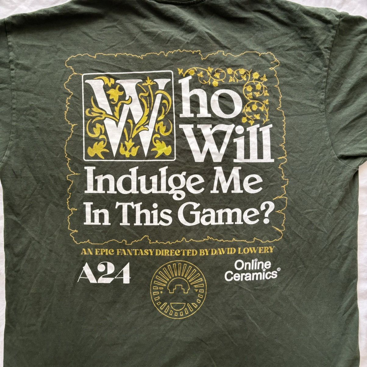 A24 × Online Ceramics A24 Online Ceramics The Green Knight Quest T Shirt Size US L / EU 52-54 / 3 - 4 Thumbnail