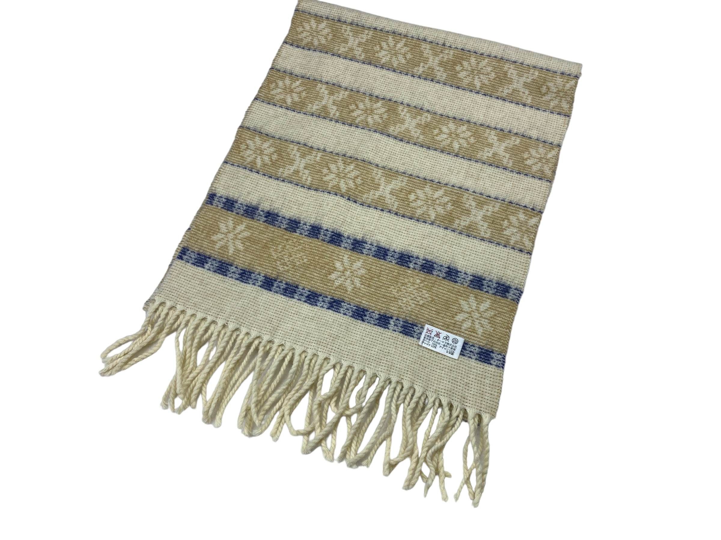 Junko Shimada × Vintage AWAW byJunko Shimada scarf Stripes Vintage Scarf Size ONE SIZE - 4 Thumbnail