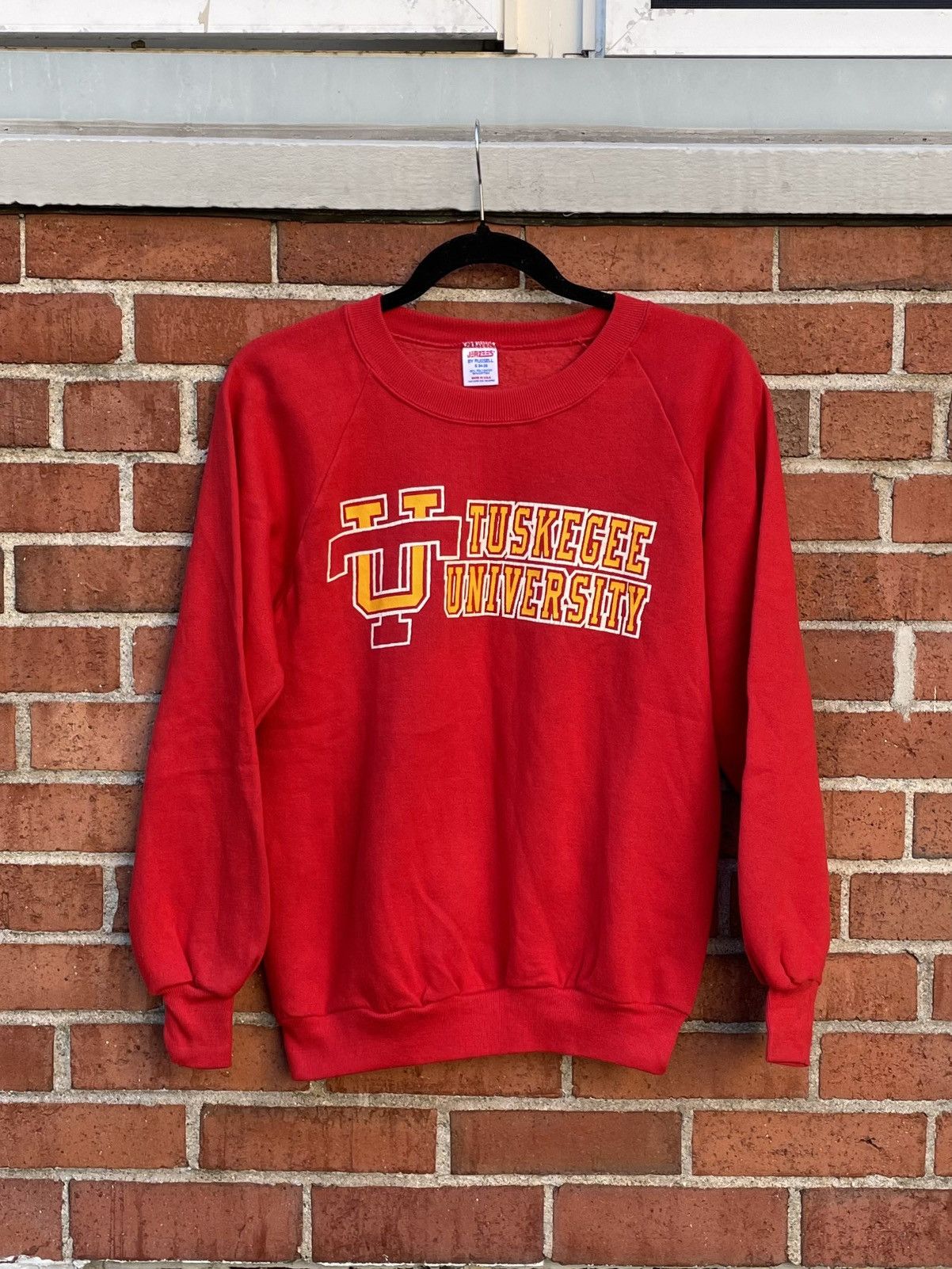 Vintage 80s Jerzees By Russell Tuskegee University Crewneck
