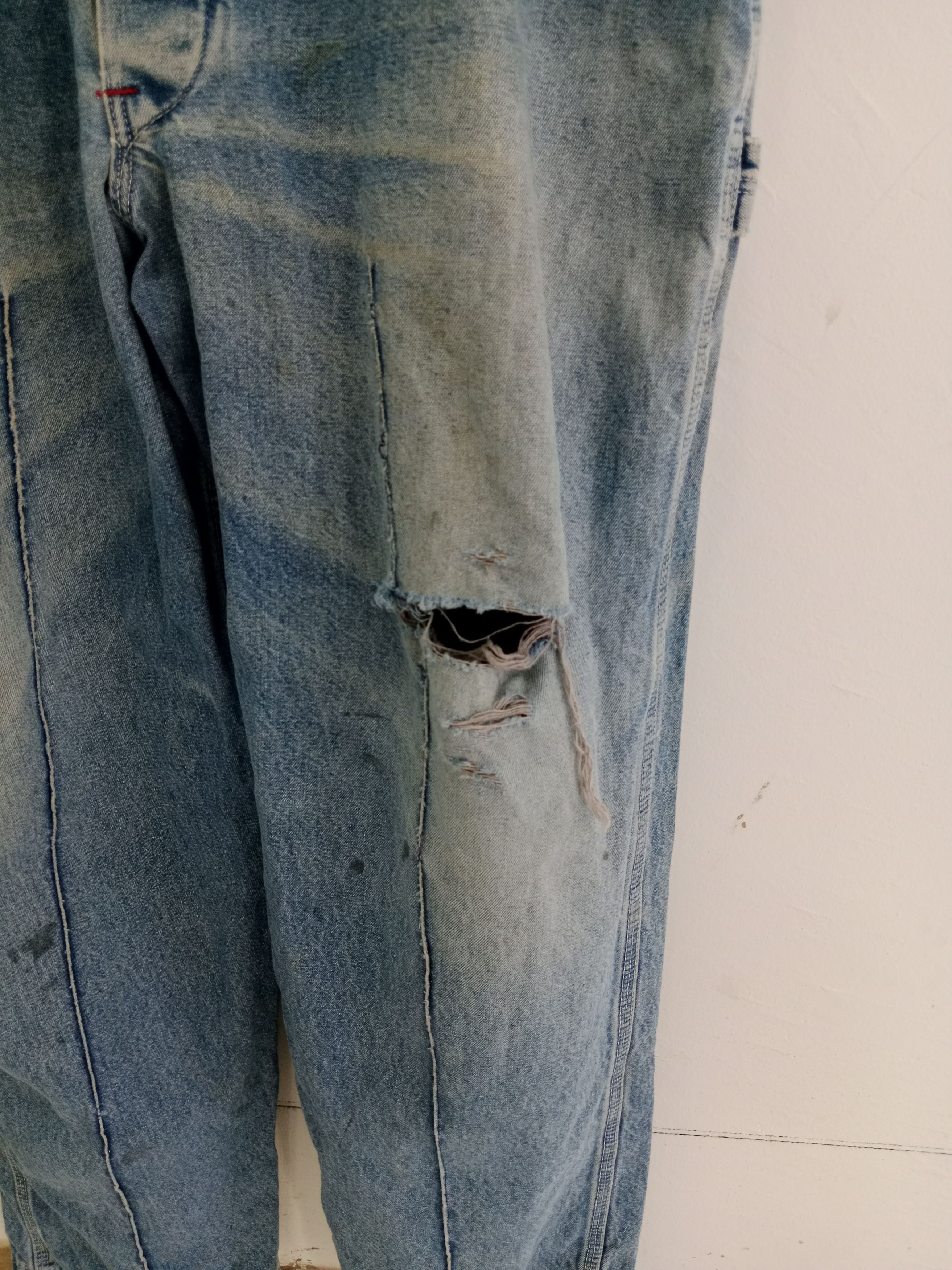 Dickies × Vintage Dickies Coverall Denim Distressed Jeans Size US L / EU 52-54 / 3 - 7 Thumbnail