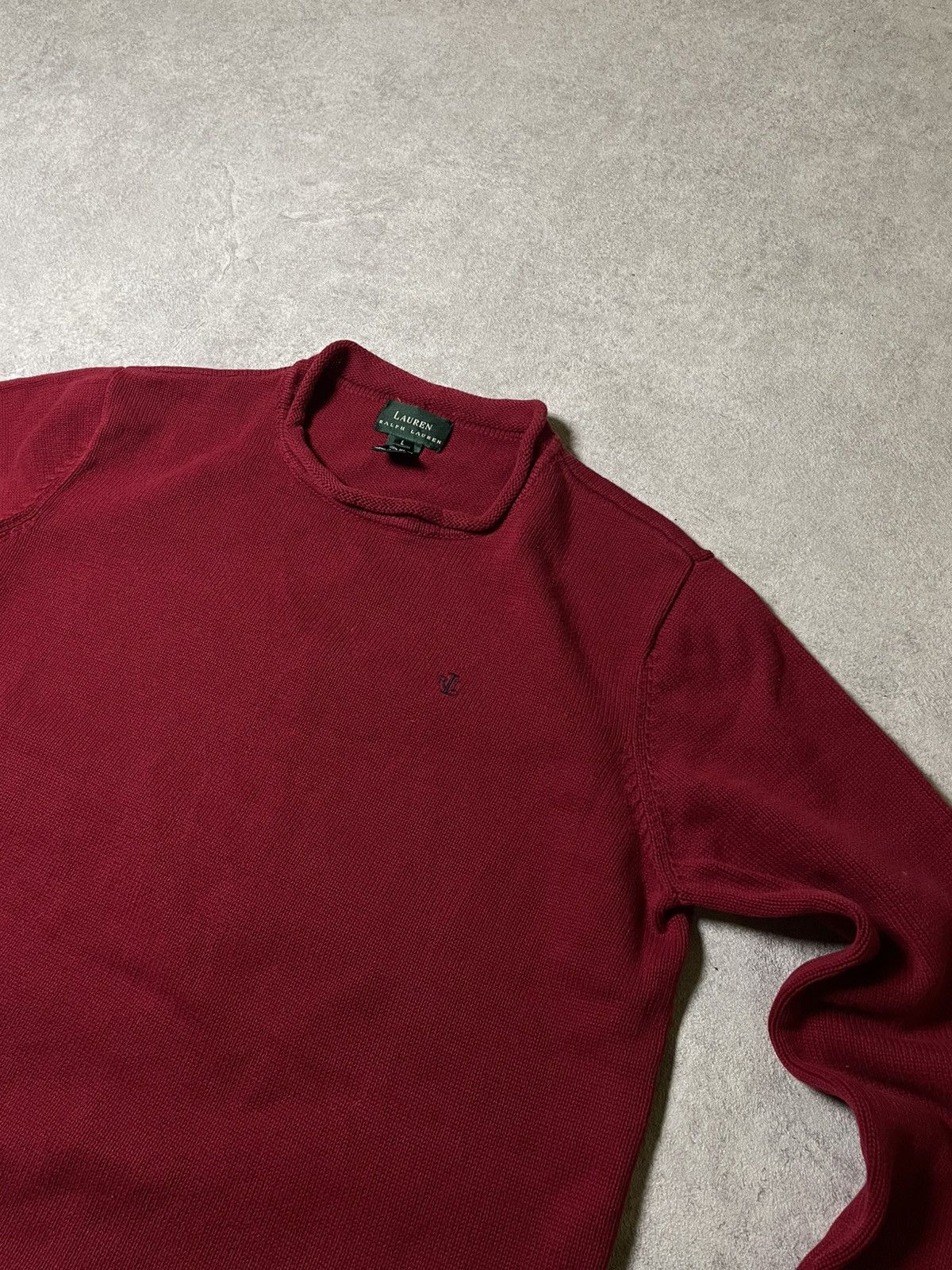 RRL Ralph Lauren Vintage Navy Ralph Lauren Polo Sweater USA College Size US L / EU 52-54 / 3 - 6 Thumbnail