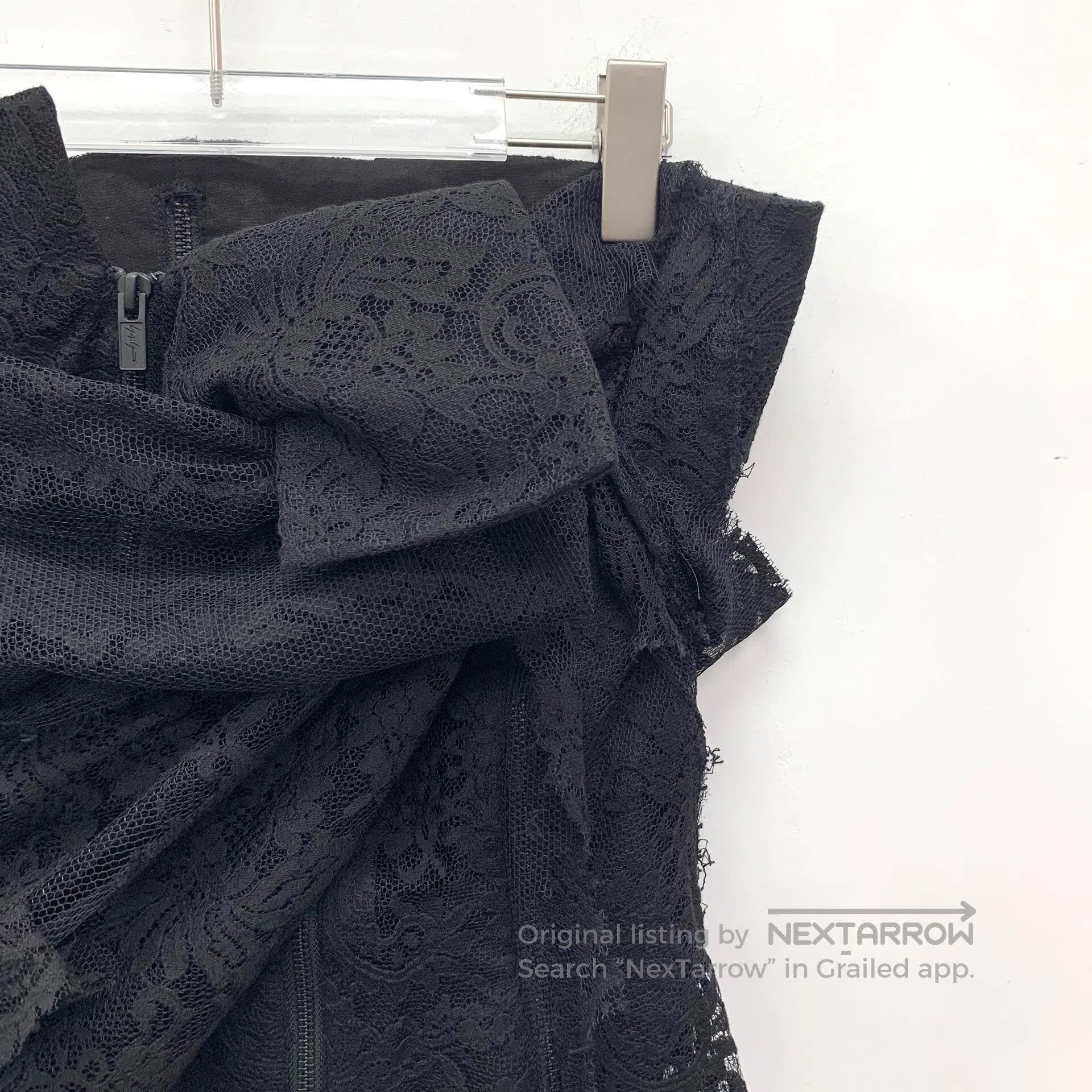 Yohji Yamamoto Yohji Yamamoto Black lace floral embroidery cotton bandeau Size M / US 6-8 / IT 42-44 - 3 Thumbnail