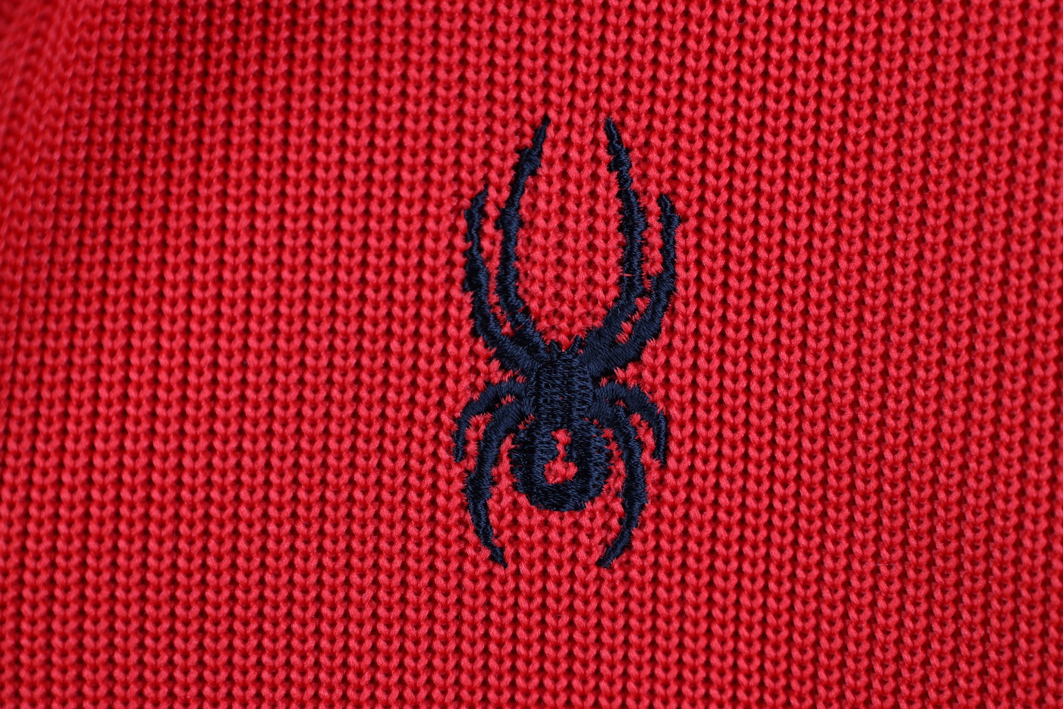 Spyder Spyder Core Ribbed Knit Half Zip Pullover Sweater Red Size US M / EU 48-50 / 2 - 4 Thumbnail