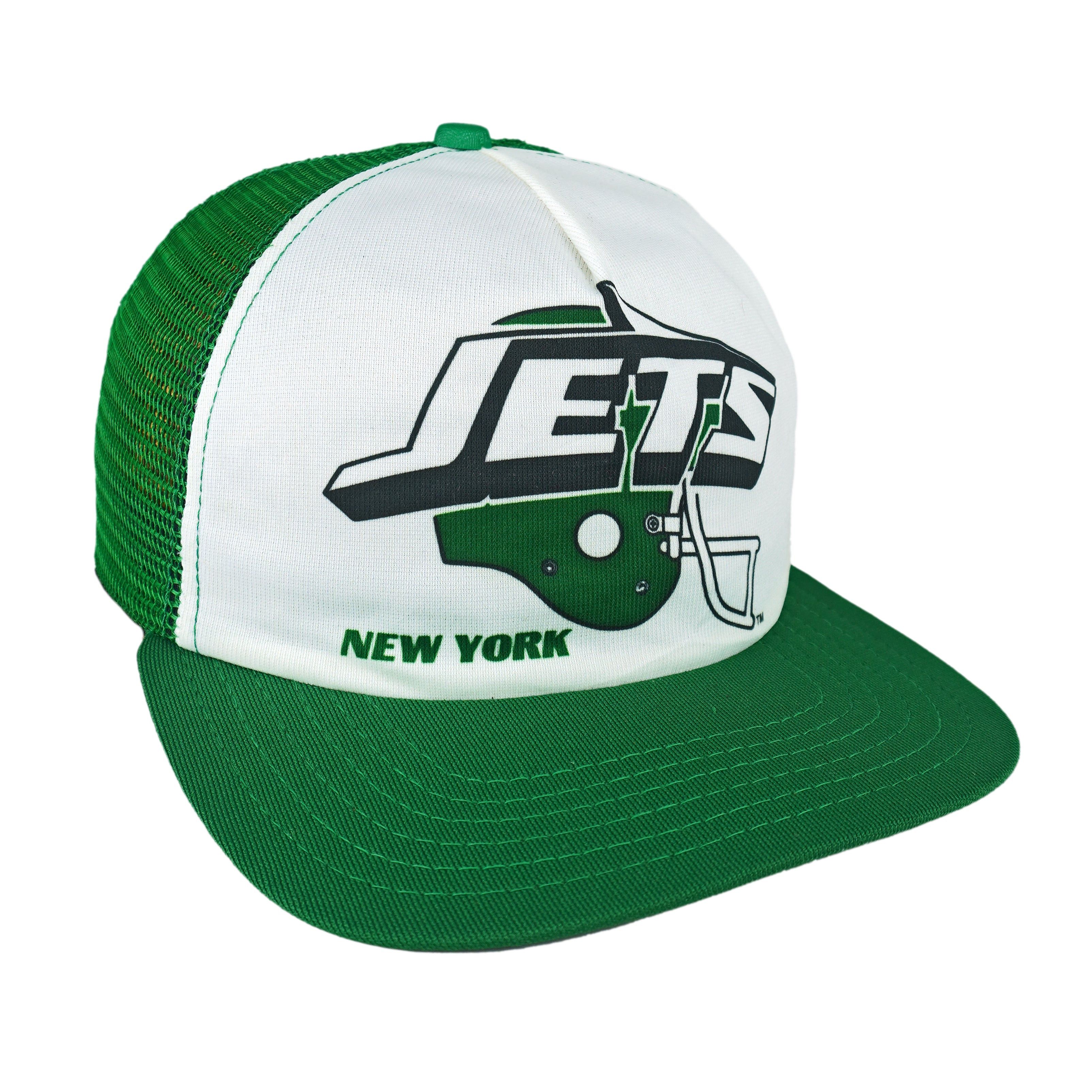 New Era New York Jets Snapback Trucker Hat 1980s OSFA Size ONE SIZE - 2 Thumbnail