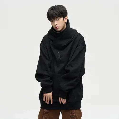 Designer Hoodie Autumn Ninja Streetwear Turtleneck Hoodies Size US M / EU 48-50 / 2 - 4 Thumbnail