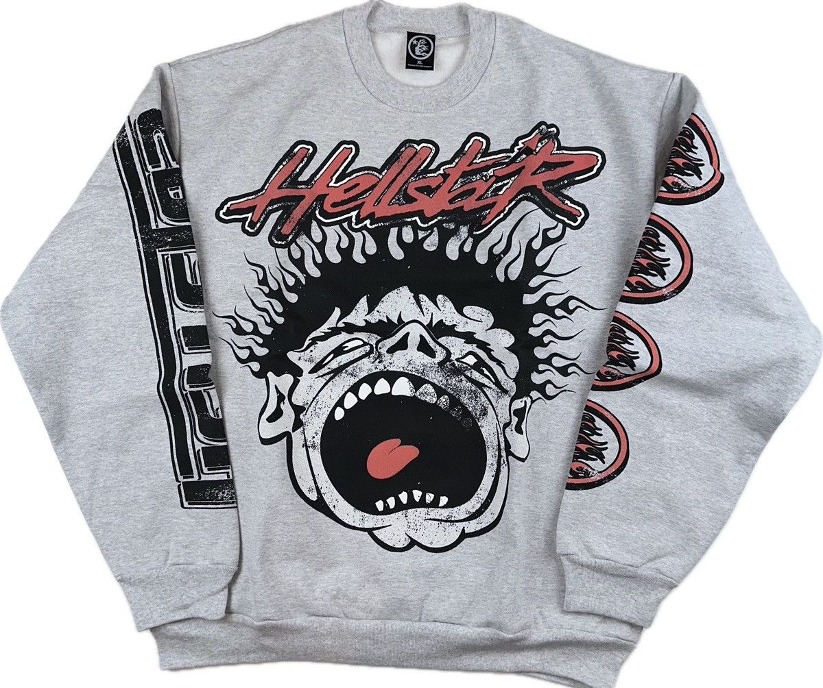 HELLSTAR Hellstar Overseas Collection Records Crewneck Size US XL / EU 56 / 4 - 1 Thumbnail