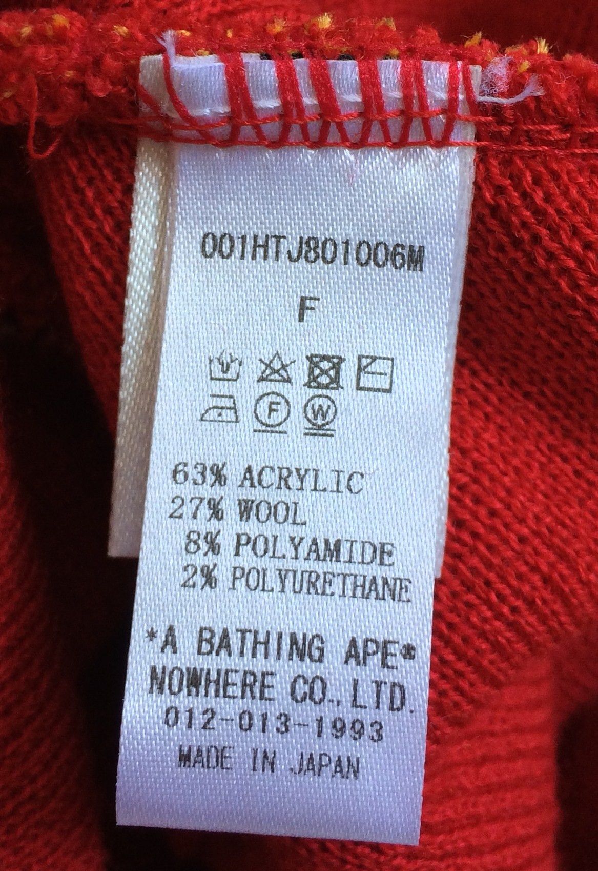 Bape OG Bape PONR Shark Beanie Size ONE SIZE - 5 Thumbnail