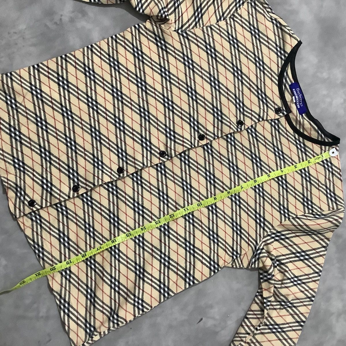 Burberry × Designer Burberry Nova Check Long Slevee Vintage Style Size M / US 6-8 / IT 42-44 - 8 Thumbnail