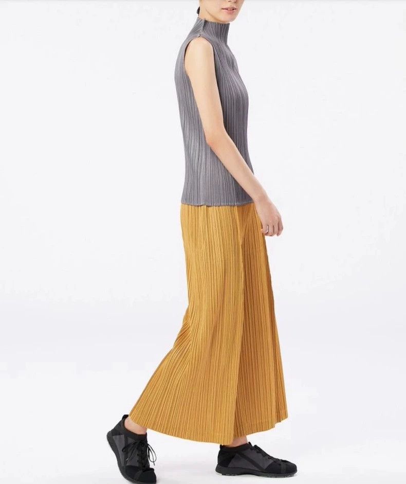 Issey Miyake issey miyake size：3 Yellow wide-leg trousers 2506-Nextarro Size 22" - 8 Thumbnail