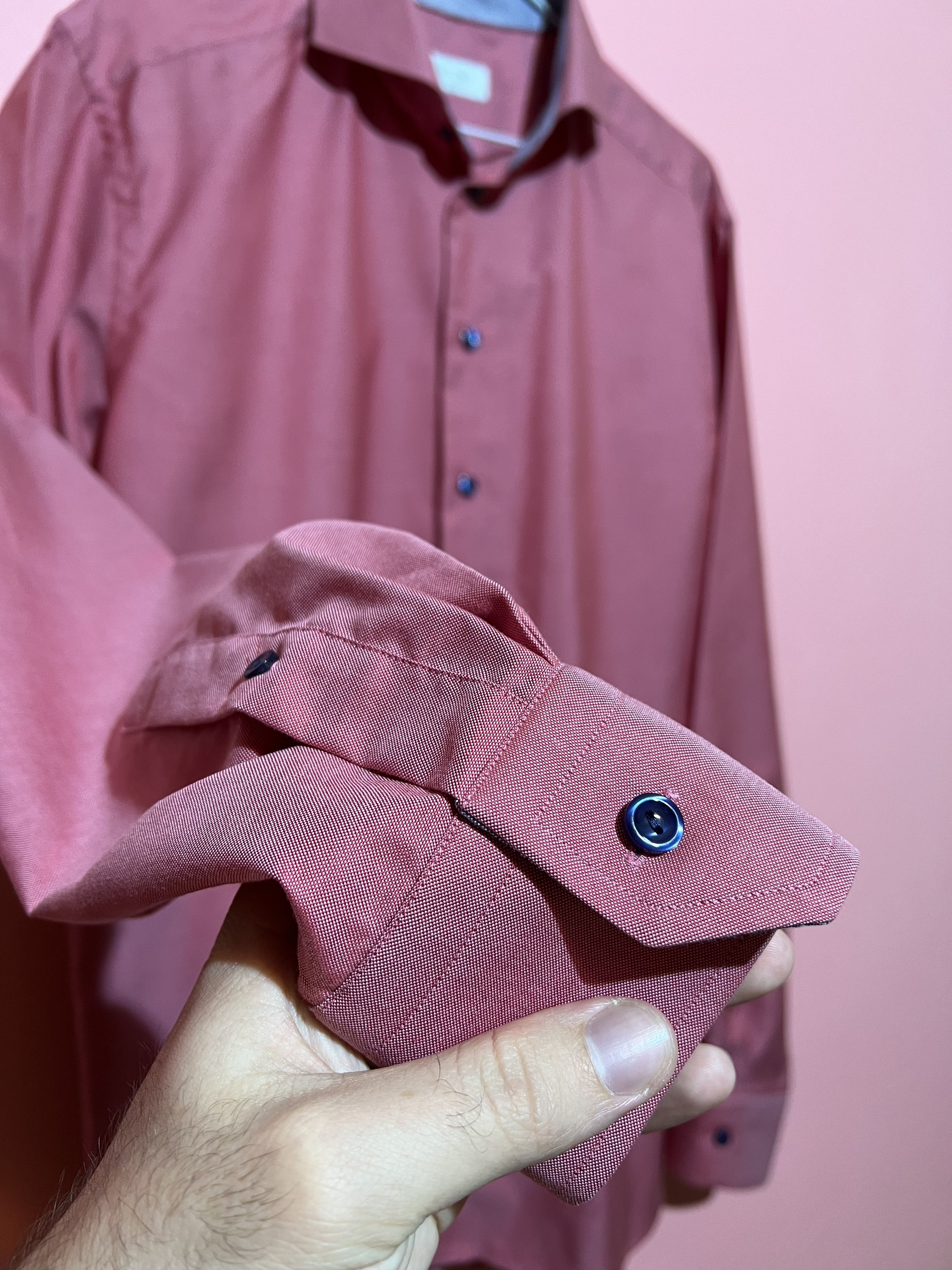 Eton Eton shirt button ups classic red slim Size US L / EU 52-54 / 3 - 4 Thumbnail