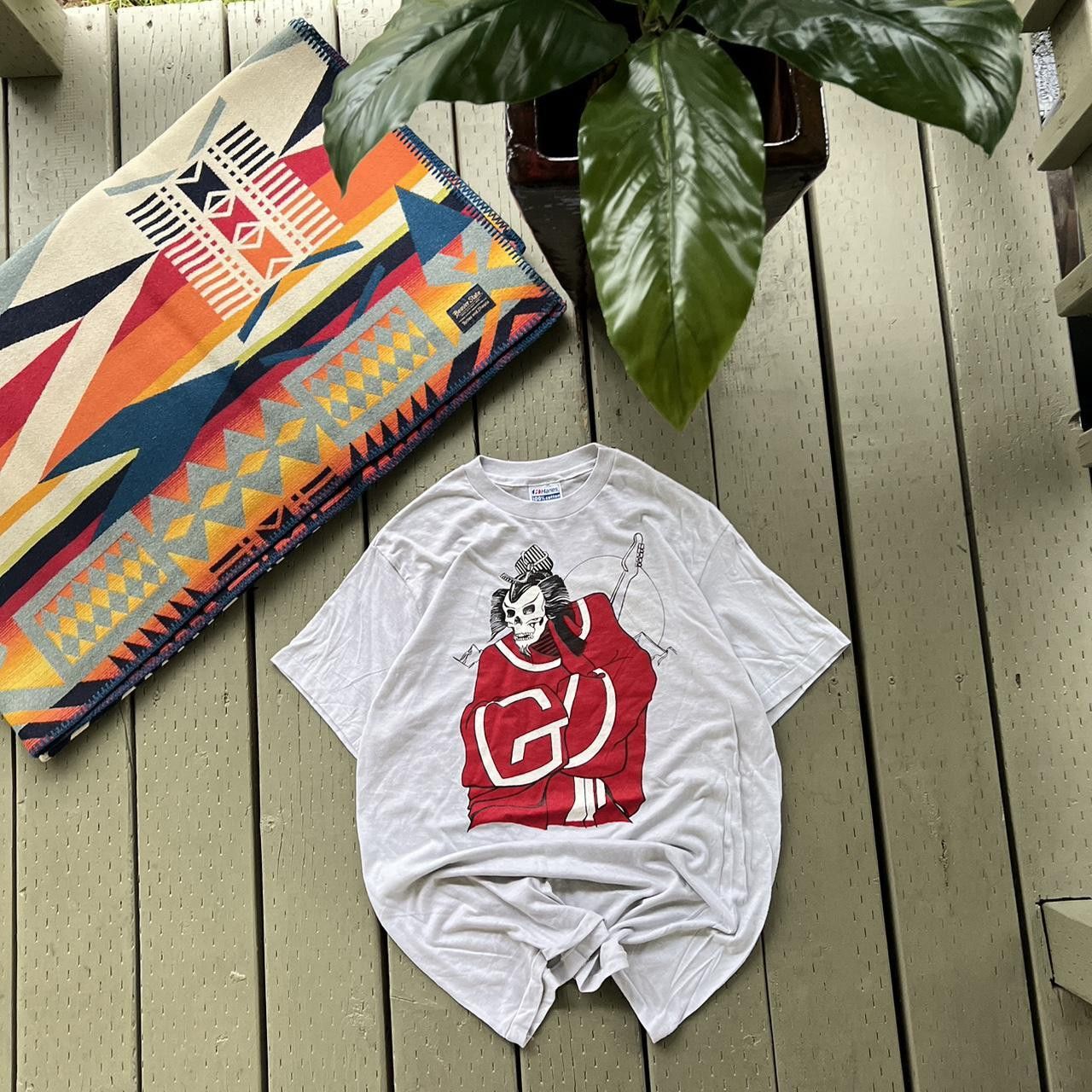 Band Tees × Grateful Dead × Vintage Vintage 80s Grateful Dead Bootleg Samurai Band Tee T Shirt Size US L / EU 52-54 / 3 - 3 Thumbnail