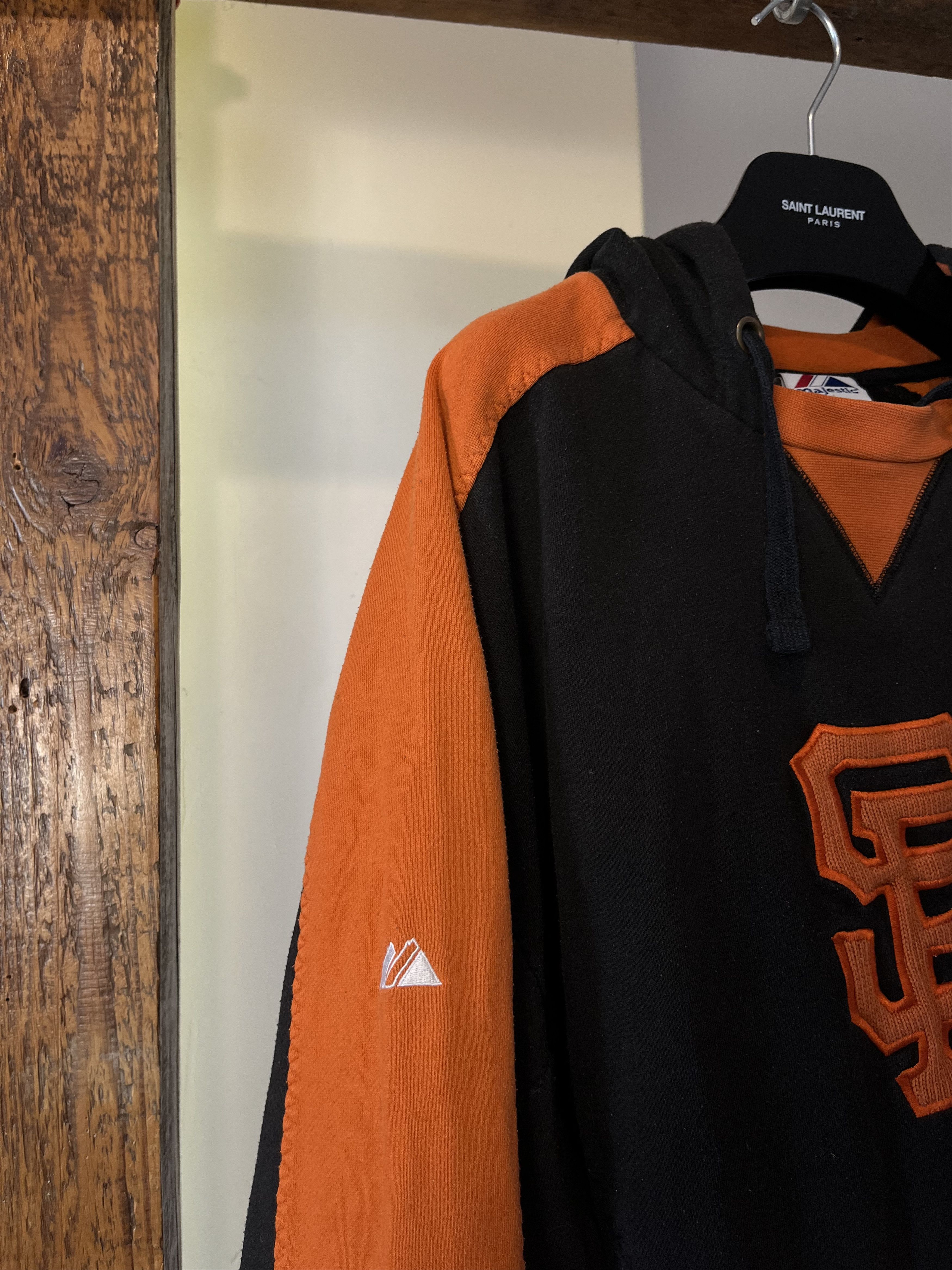 MLB × Salem Sportswear × Vintage 90s San Francisco Giants Majestic MLB Baseball Hoodie Size US XL / EU 56 / 4 - 3 Thumbnail