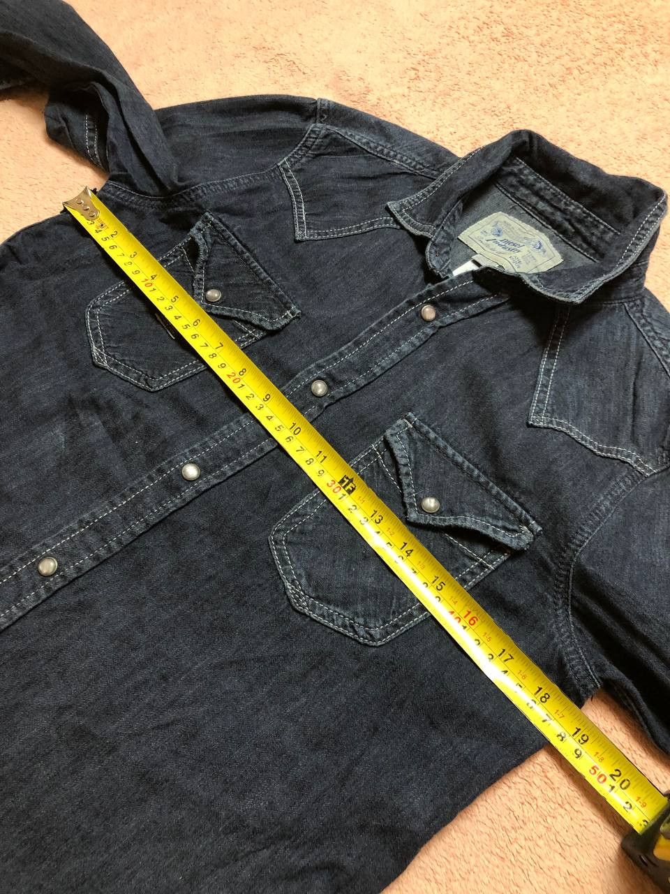 Diesel Vintage denim Shirt Y2K Diesel size S streetwear Size US S / EU 44-46 / 1 - 13 Thumbnail
