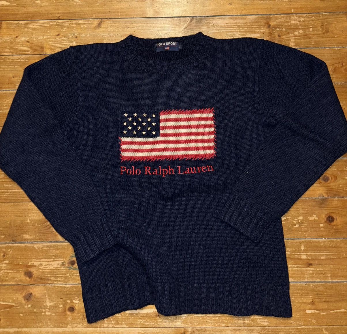 Polo Ralph Lauren 1990s Polo Sport Ralph Lauren USA Flag Size US L / EU 52-54 / 3 - 6 Thumbnail