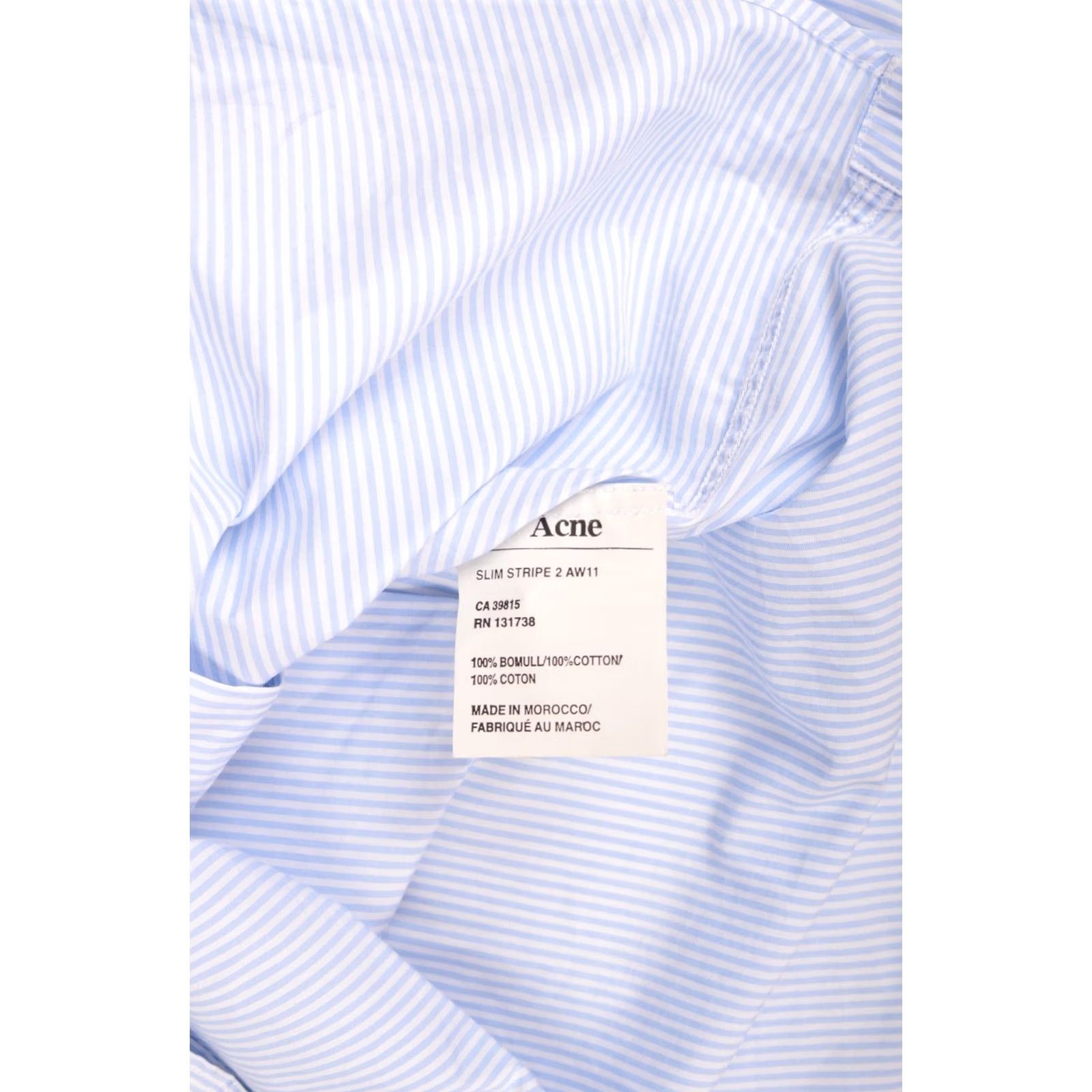 Vintage Acne Slim Stripe 2 AW11 Long Sleeve Button Shirt Size 46 Blue Mens Dress Shirt Regular Sleeve Length Long Sleeve Shirt 46 Slim Stripe 2 AW11 Nike Size US XXL / EU 58 / 5 - 4 Thumbnail