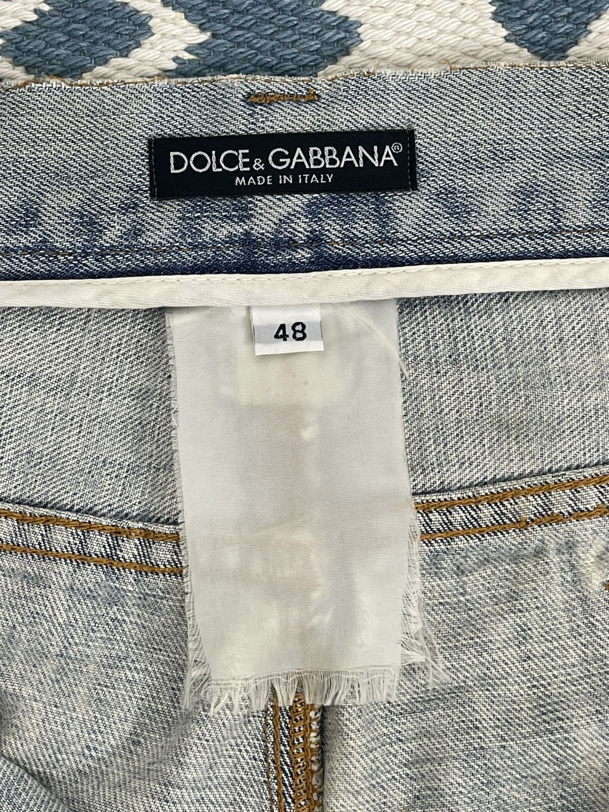 Dolce & Gabbana × Vintage Vintage D&G Dolce Gabbana Distressed Jeans Size US 35 - 13 Thumbnail